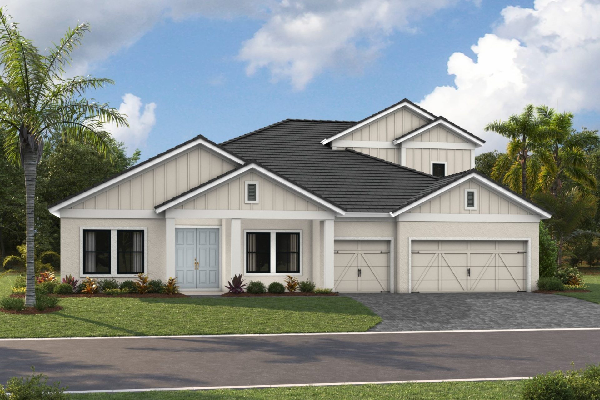 Cedar Key Grande II - Modern Farmhouse - MFH4 Color Scheme - Flat Tile