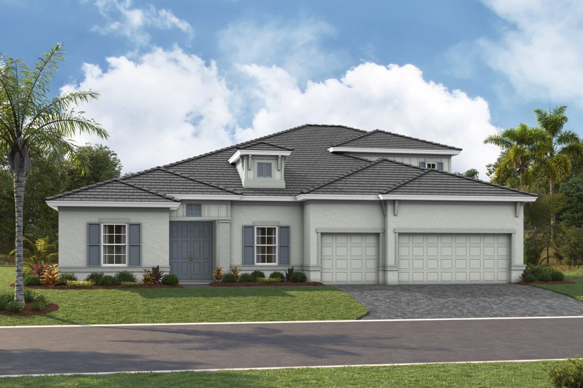 Cedar Key-Grande II - Coastal D - COA4 Color Scheme - Flat Tile