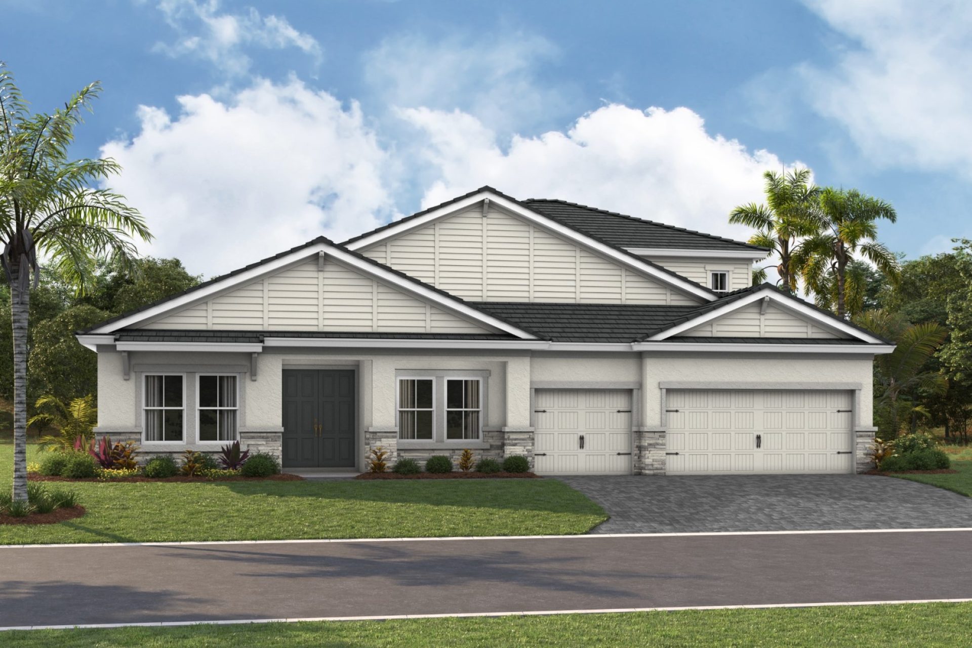 Cedar Key Grande II - Coastal E - COA3 Color Scheme - Flat Tile