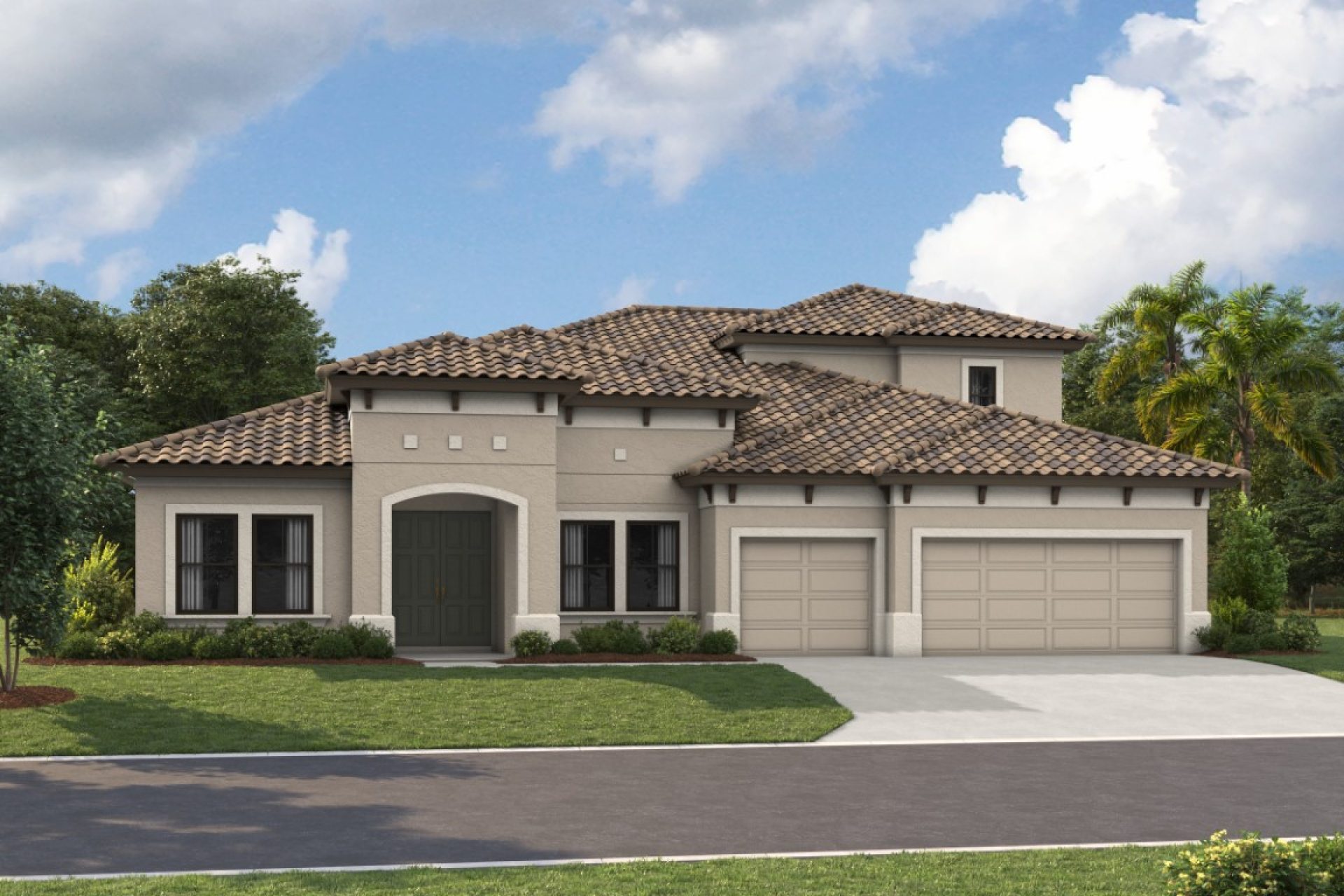 Cedar Key Grande II - Mediterranean A - FMD6 Color Scheme - Barrel Tile