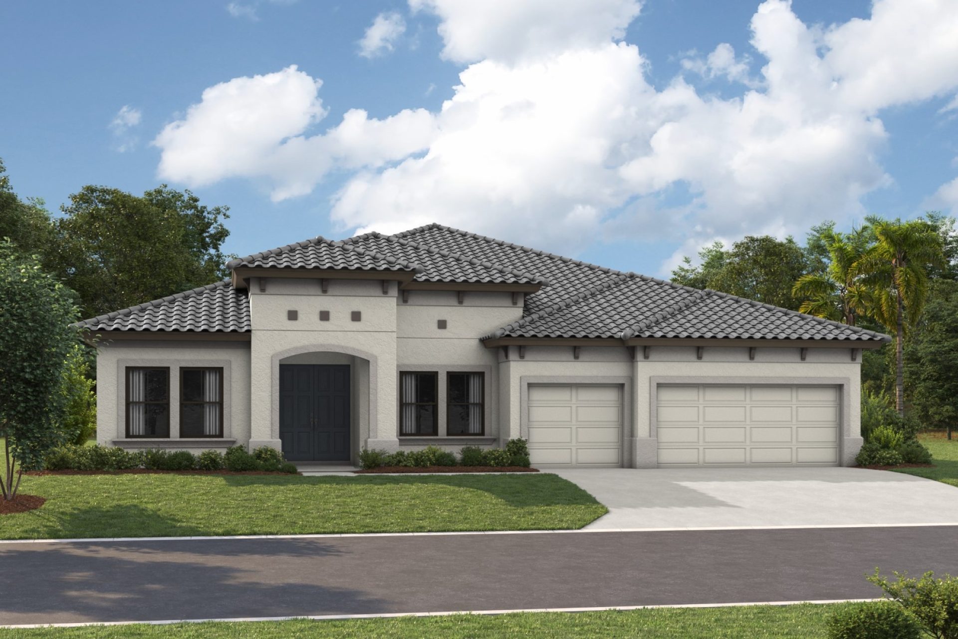 Cedar Key I - Mediterranean A - FMD14 Color Scheme - Barrel Tile