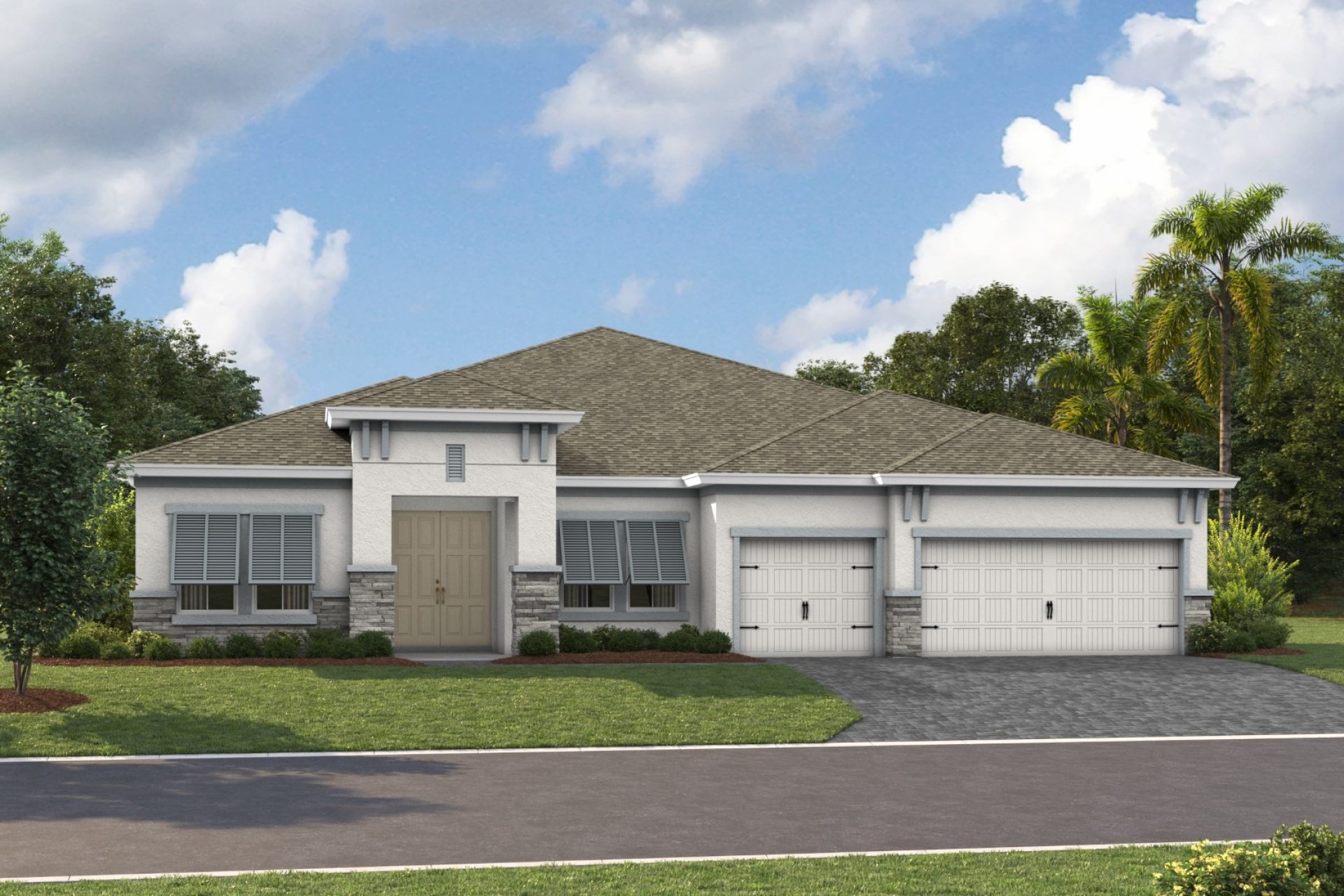 Cedar Key I - Coastal C - COA3 Color Scheme - Shingle