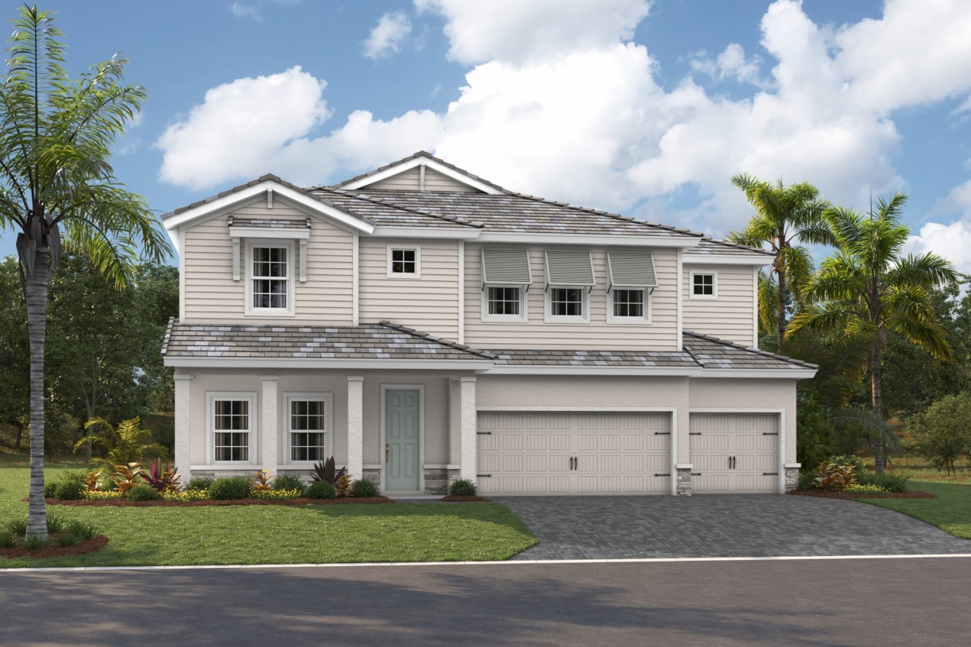 Granada I - Coastal C - COA6 Color Scheme - Flat Tile