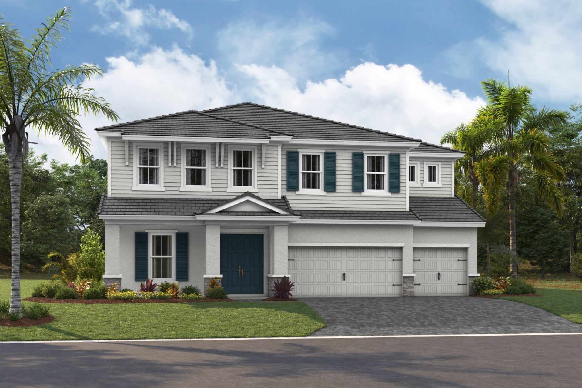 Granada II - Coastal B - COA7 Color Scheme - Flat Tile