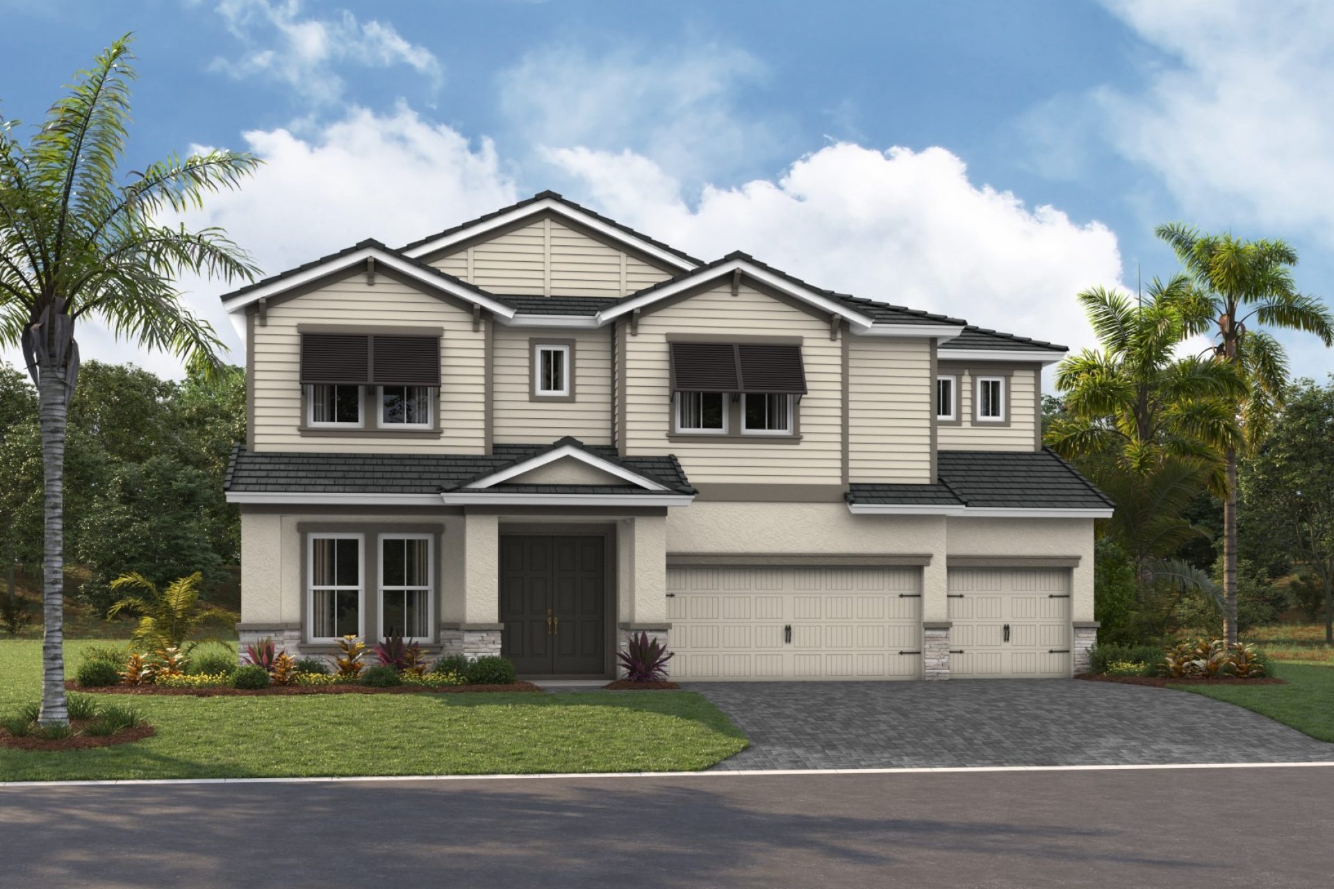 Granada II - Coastal C - COA12 Color Scheme - Flat Tile