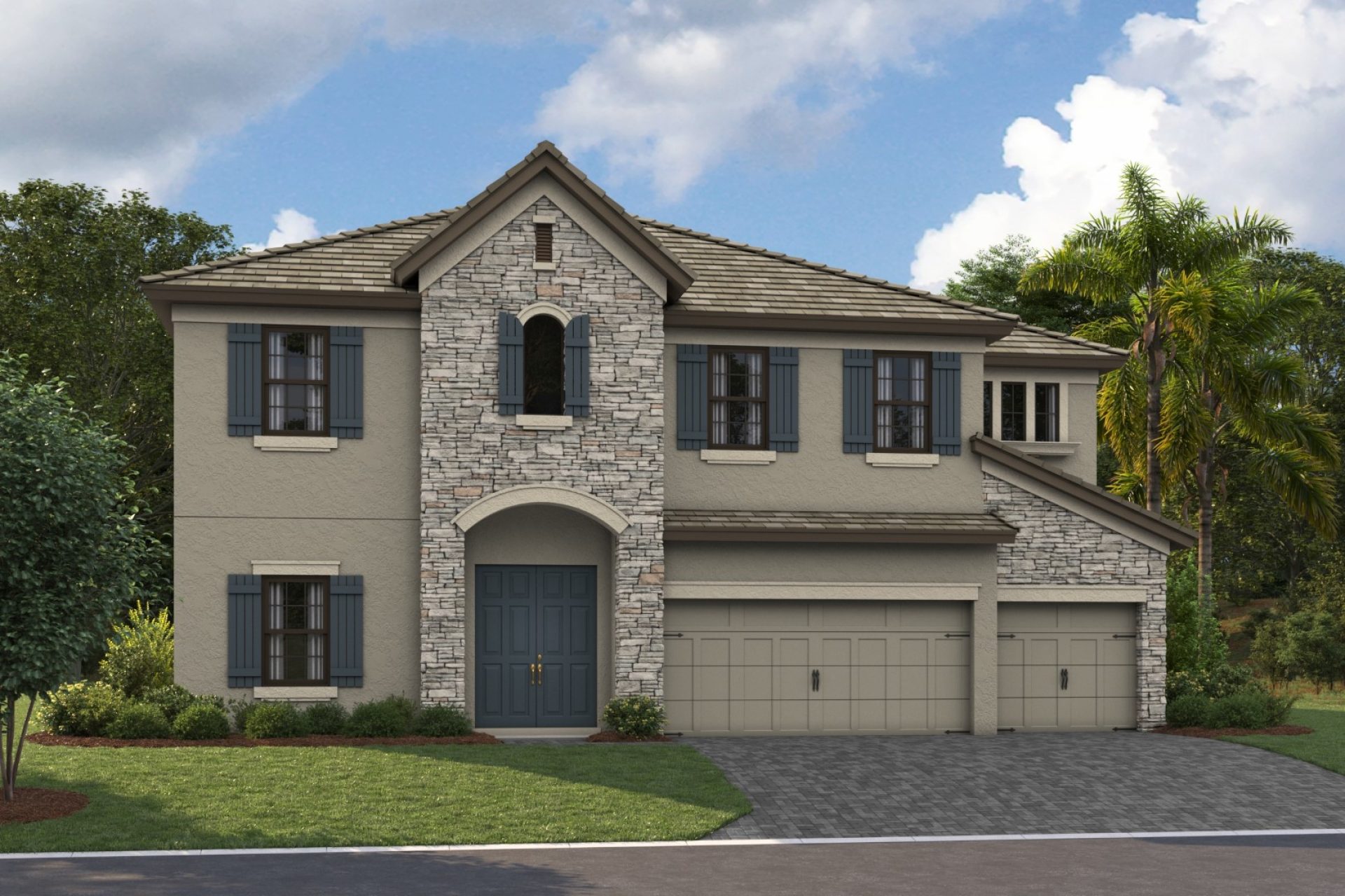 Granada II - European Country A - EUC1 Color Scheme - Flat TIle