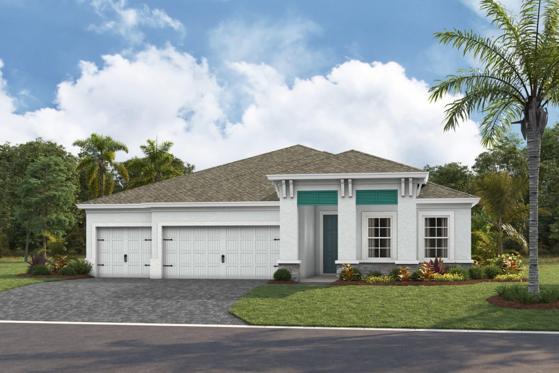 Hyde Park III - Coastal B - COA8 Color Scheme - Shingle