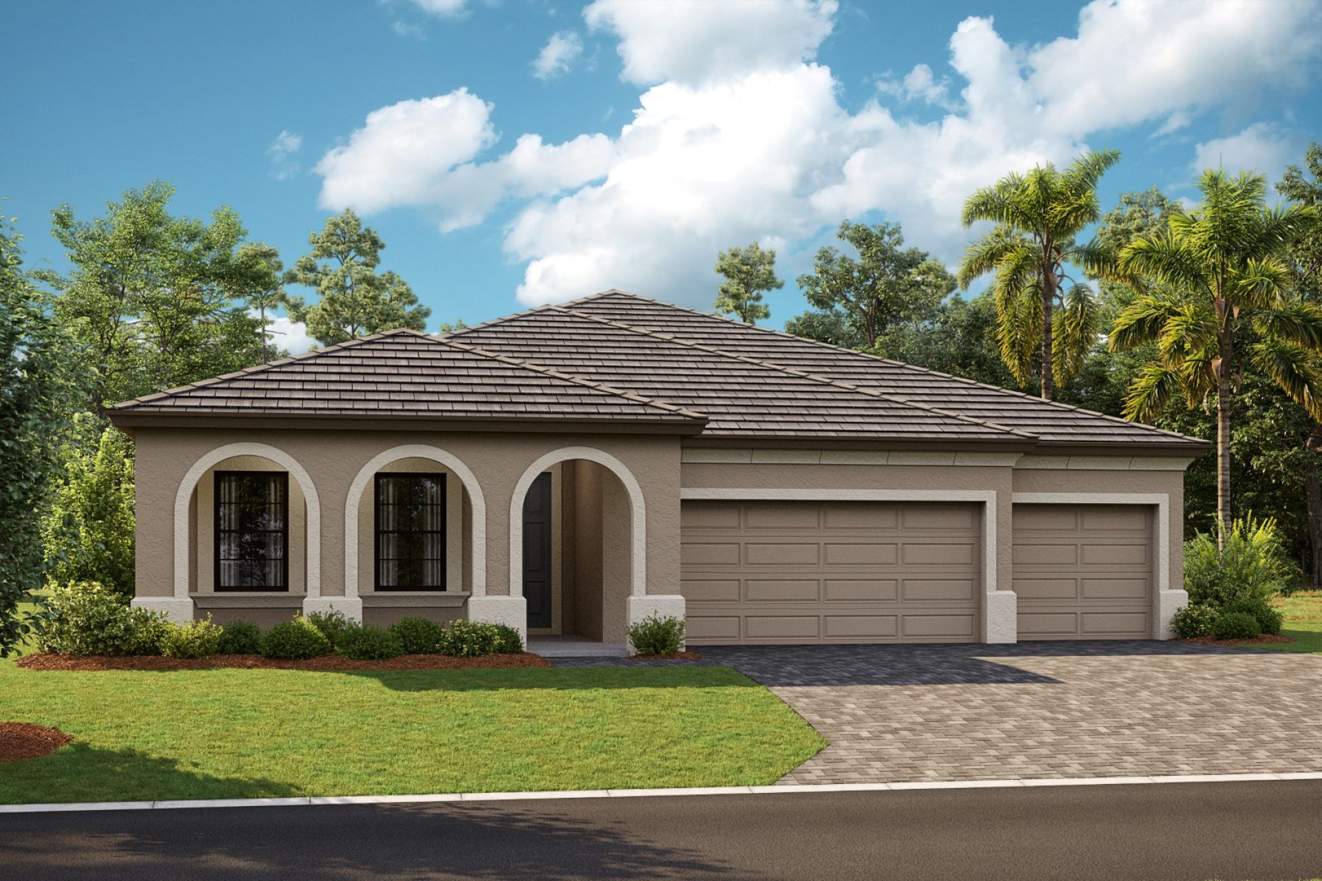 Hyde Park III - Mediterranean B - FMD8 Color Scheme - Flat Tile