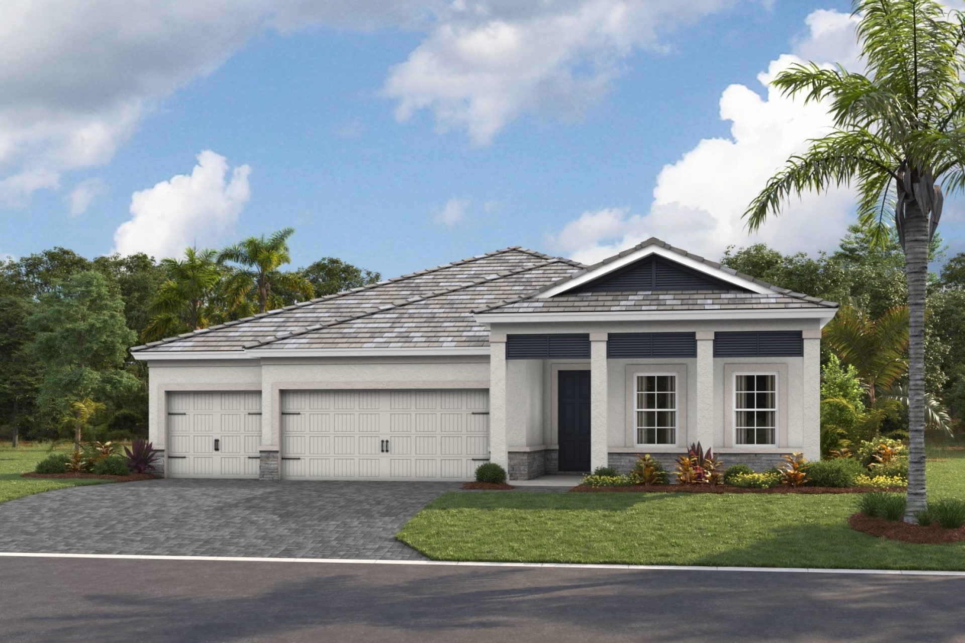 Hyde Park III - Coastal C - COA9 Color Scheme - Flat Tile