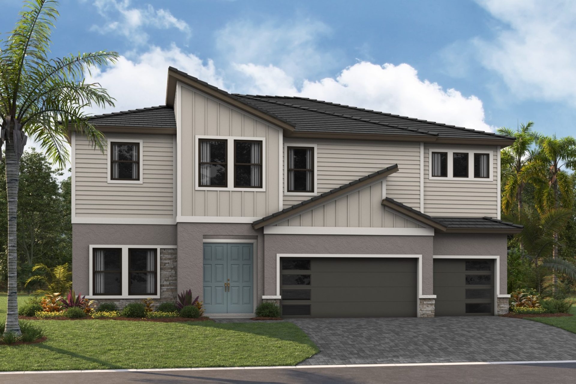 Verona - Modern - MOD9 Color Scheme - Flat Tile