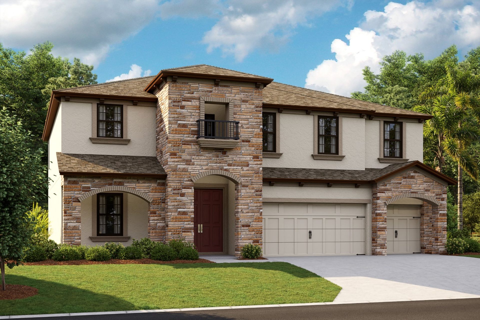 Virginia Park - European Country A - EUC3 Color Scheme - Shingle