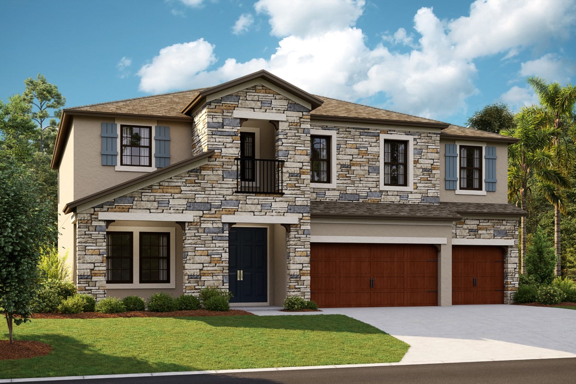 Virginia Park - Tuscan A - TUS5 Color Scheme - Shingle