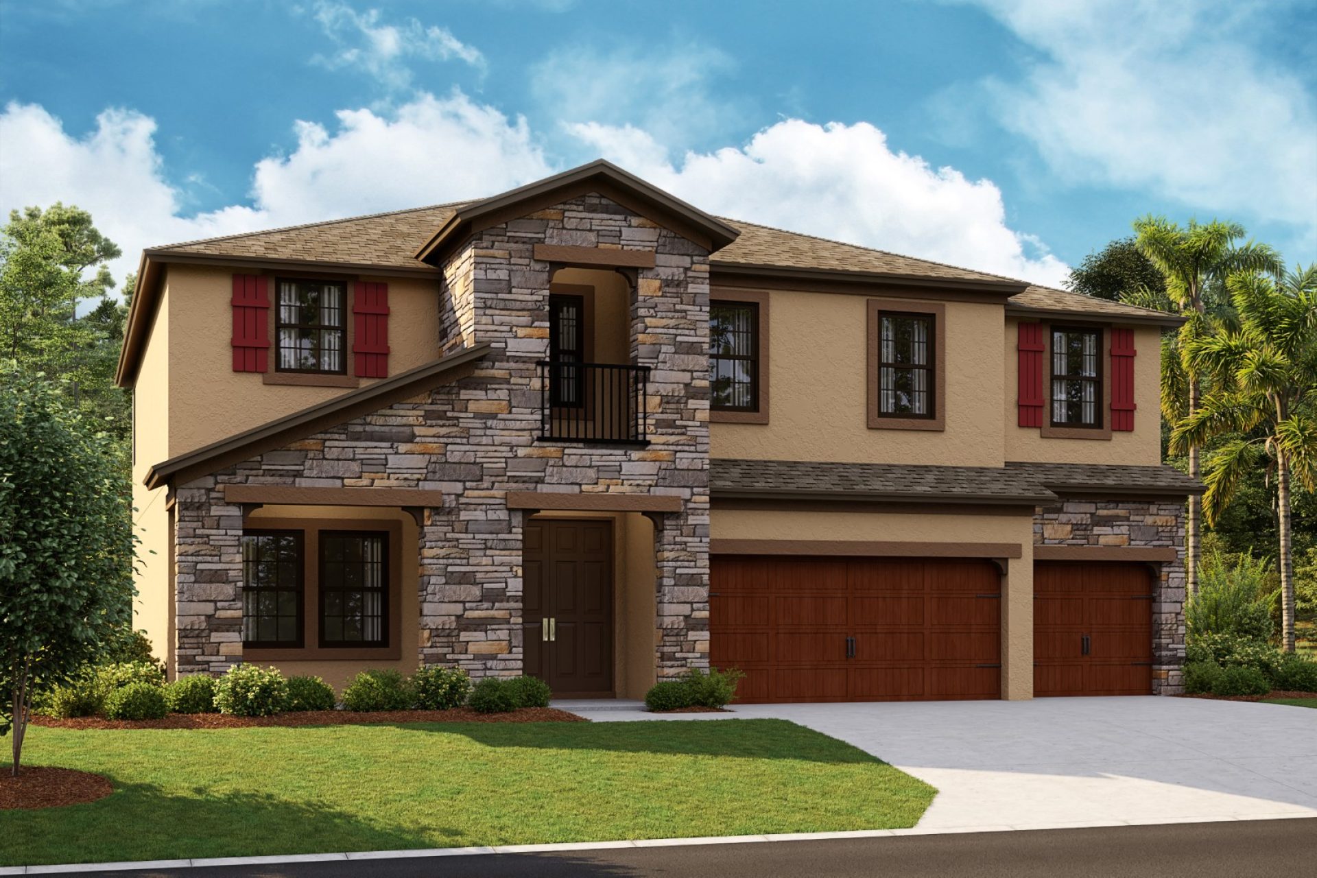 Virginia Park - Tuscan B - TUS2 Color Scheme - Shingle