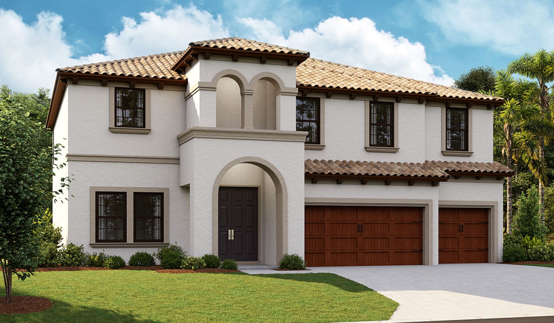 Virginia Park - Mediterranean B - FMD3 Color Scheme - Barrel Tile