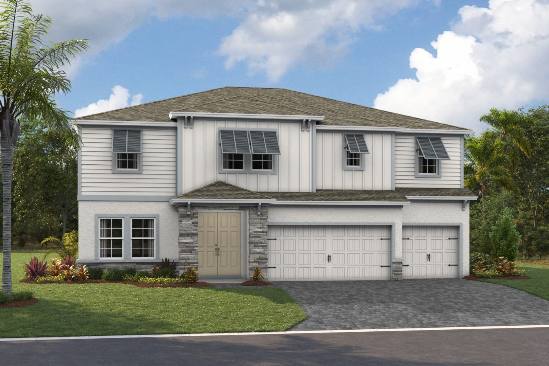 Virginia Park - Coastal C - COA3 Color Scheme - Shingle