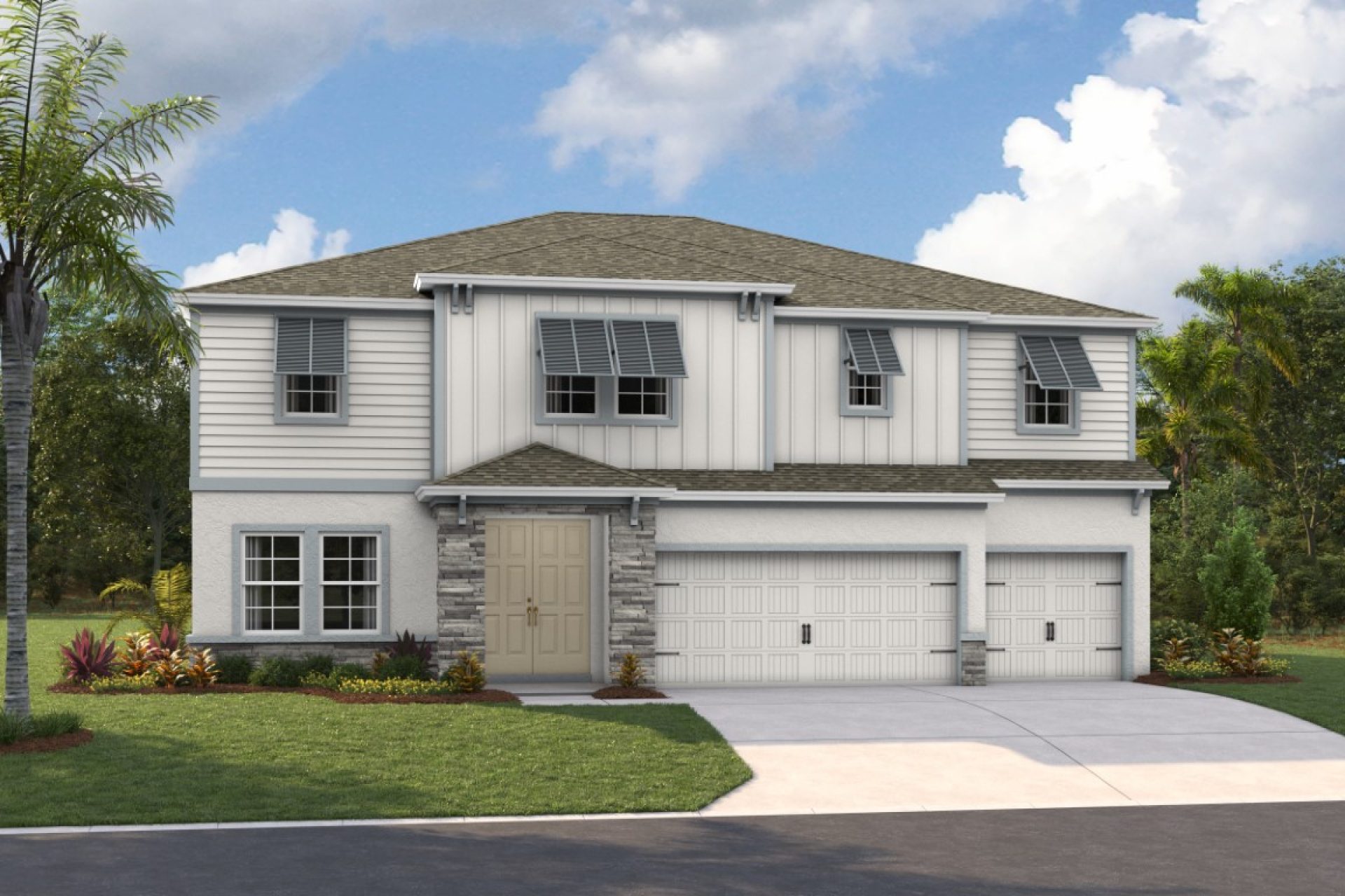 Virginia Park - Coastal C - COA3 Color Scheme - Shingle