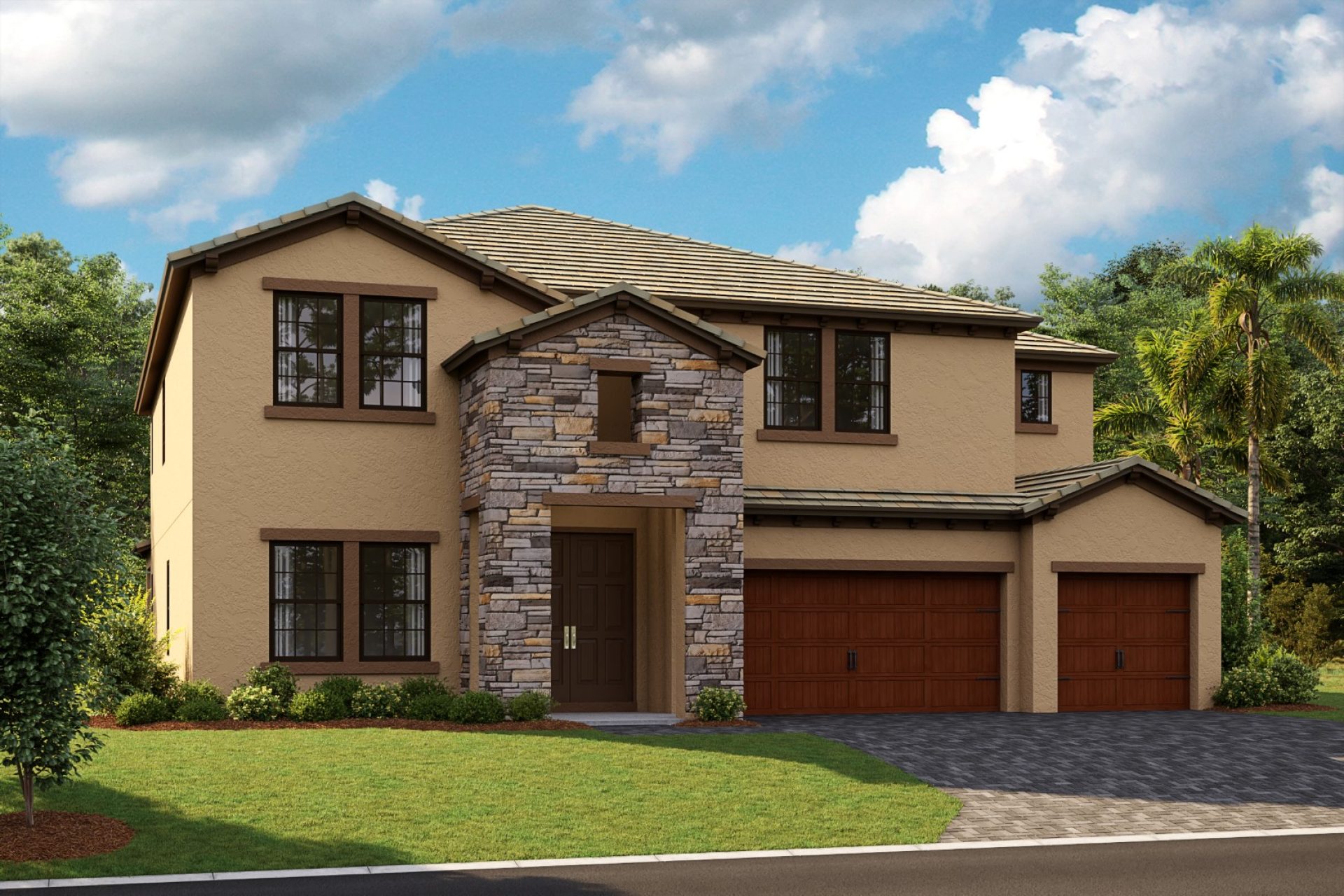 Westshore I - Tuscan A - TUS2 Color Scheme - Flat Tile