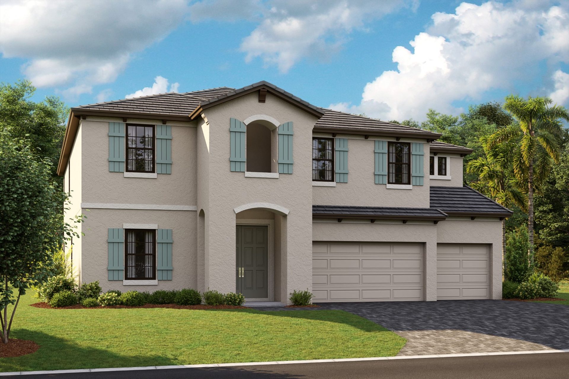 Westshore II - Mediterranean A - FMD6 Color Scheme - Flat Tile