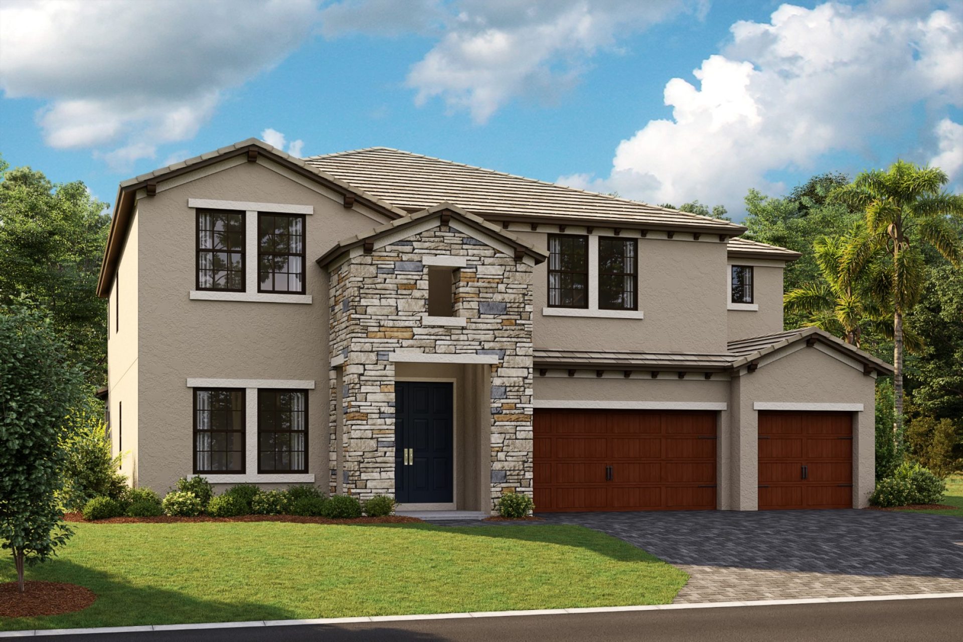 Westshore I - Tuscan A - TUS5 Color Scheme - Flat Tile