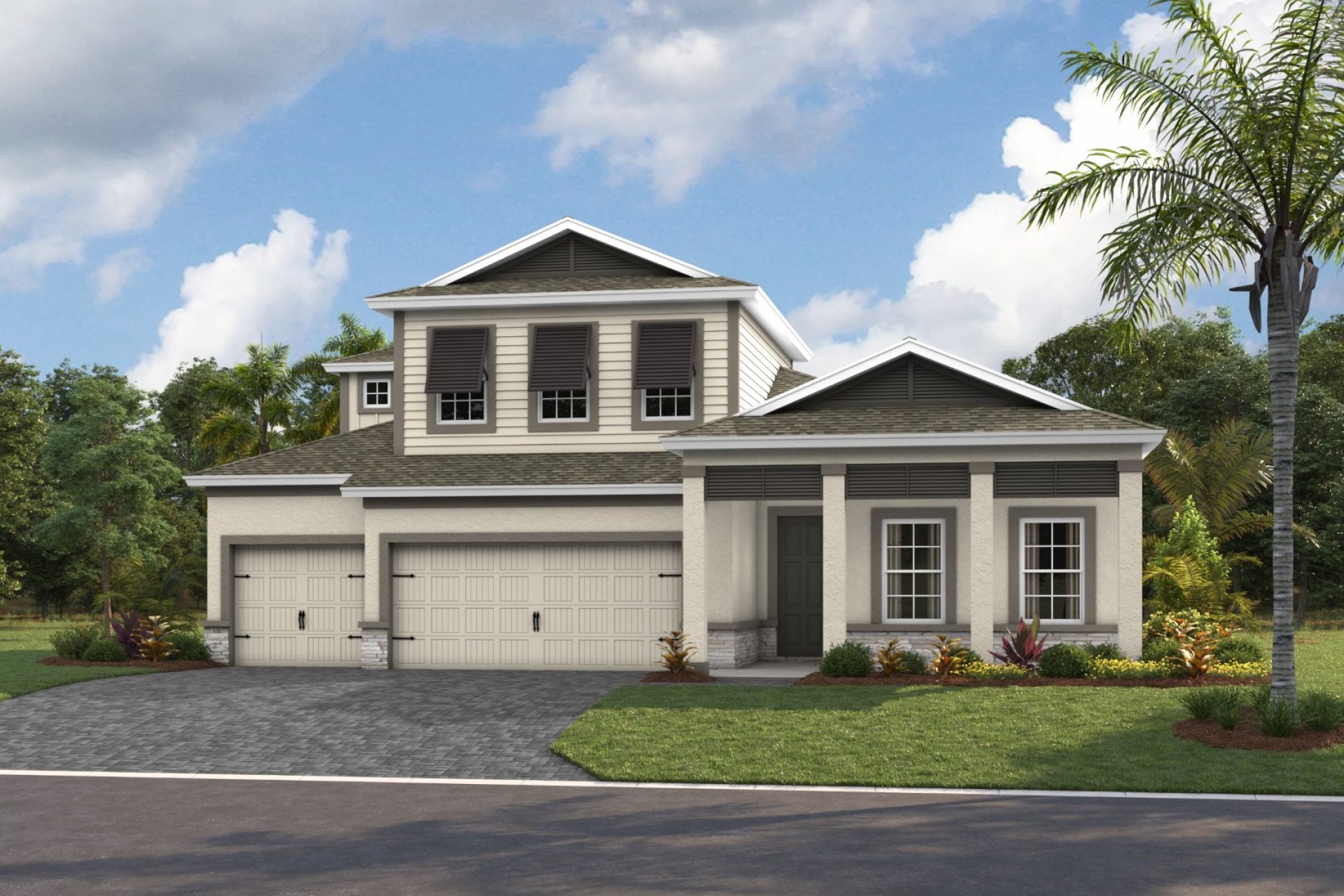 Hyde Park IV - Coastal C - COA12 Color Scheme - Shingle