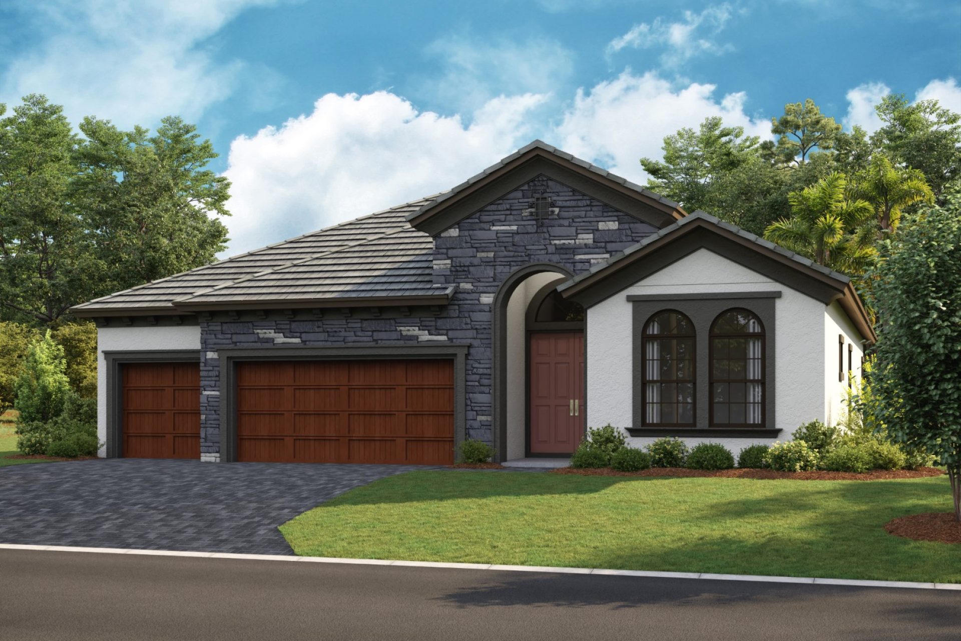 Oakfield - Biscayne - Mediterranean B - FMD12 Color Scheme - Flat Tile