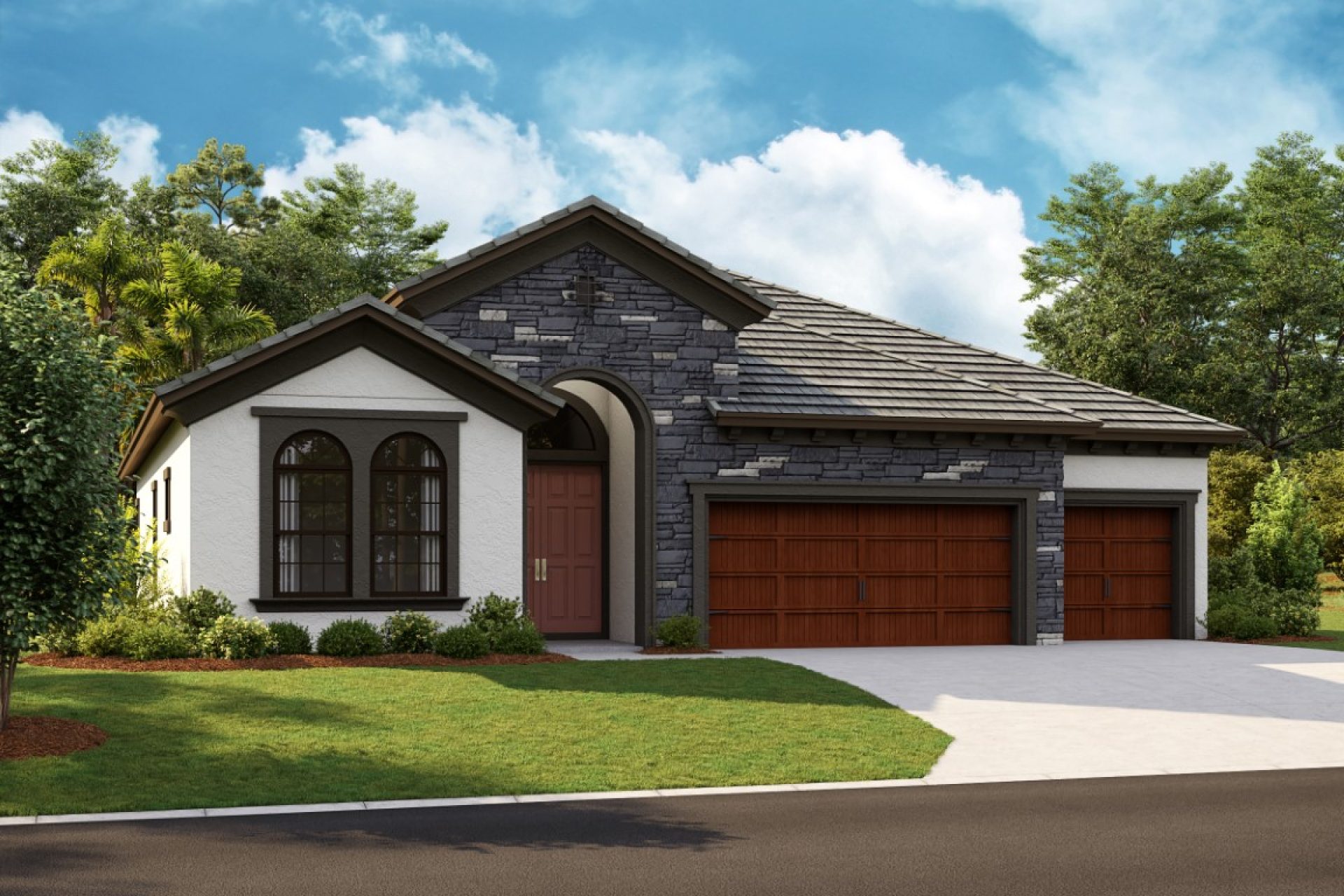 Oakfield - Biscayne - Mediterranean B - FMD12 Color Scheme - Flat Tile