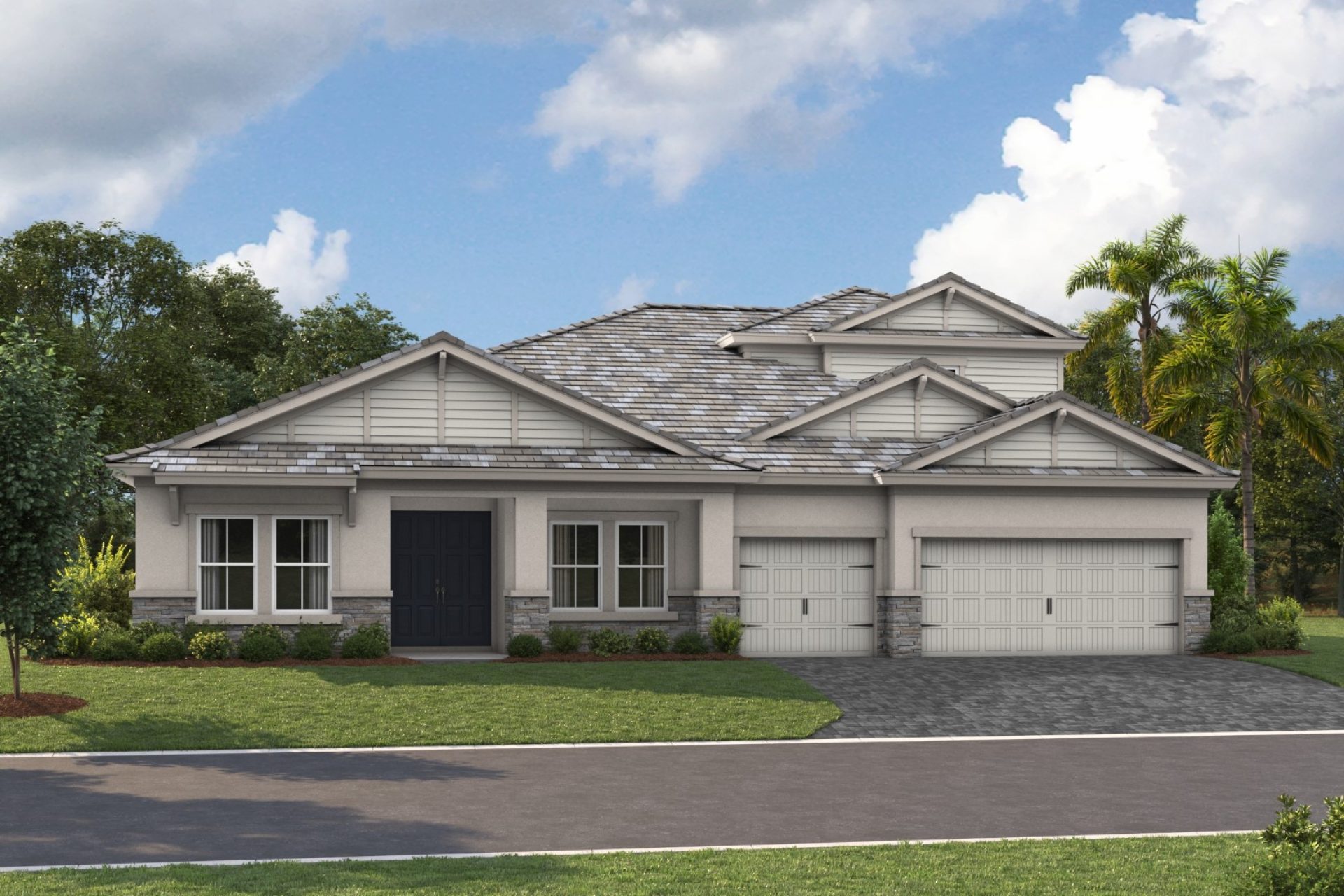 Cedar Key II - Coastal B - COA9 Color Scheme - Flat Tile