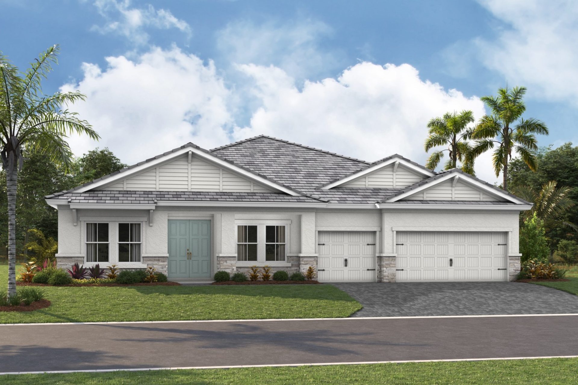 Cedar Key Grande I - Coastal B - COA2 Color Scheme - Flat Tile