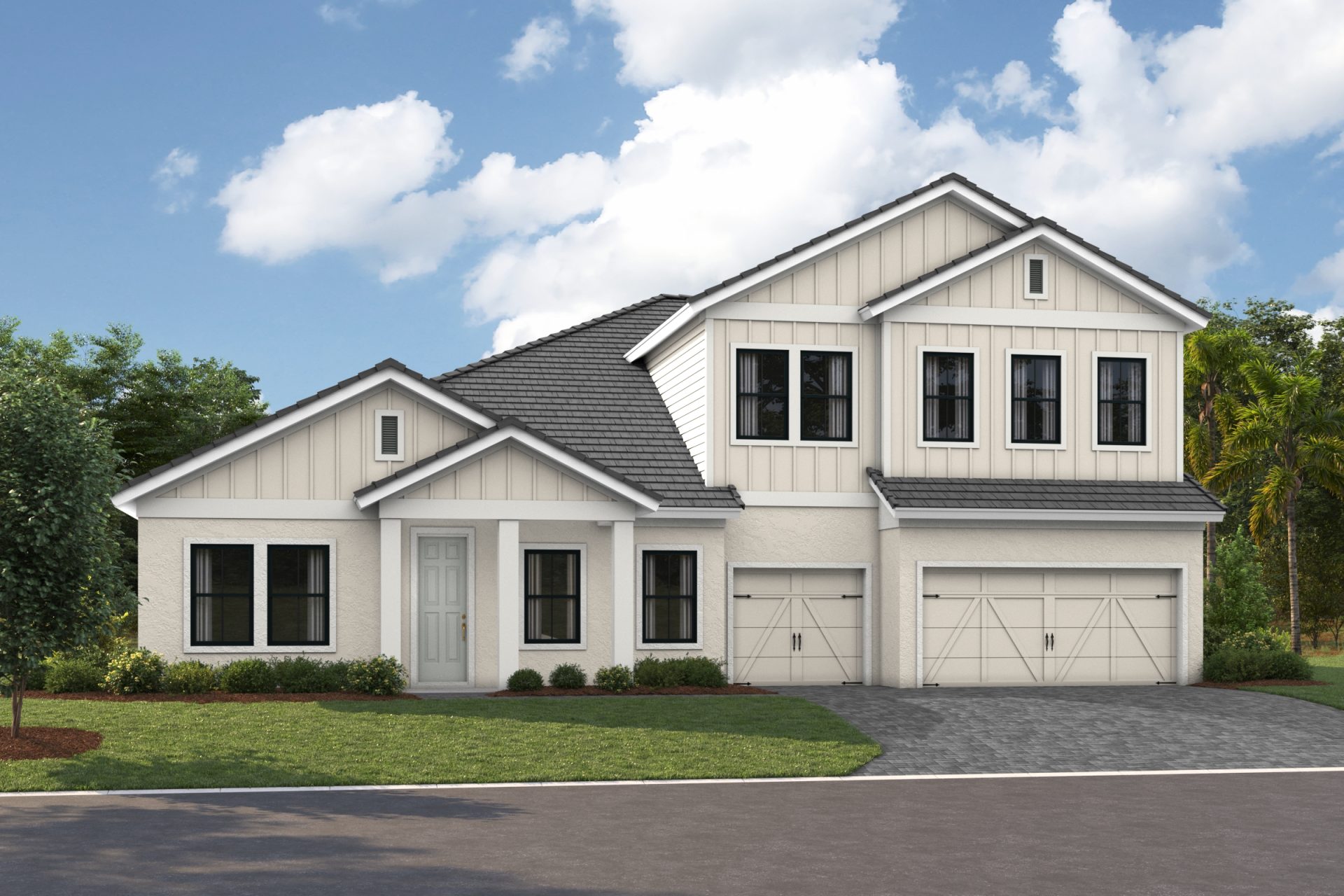 Key West II XT - Modern Farmhouse - MFH1 Color Scheme - Flat Tile - Paver