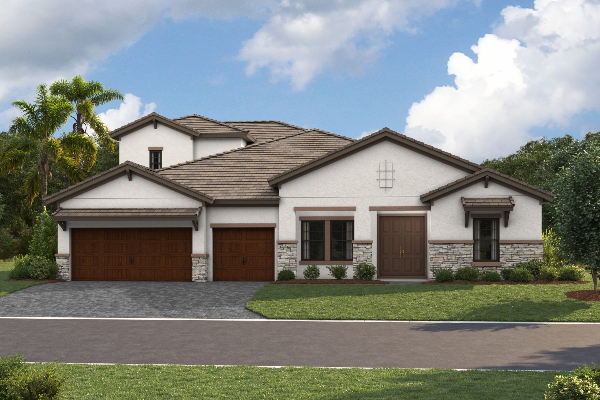 Cedar Key Grande II XT - Tuscan - TUS01 Color Scheme - Flat Tile - Paver