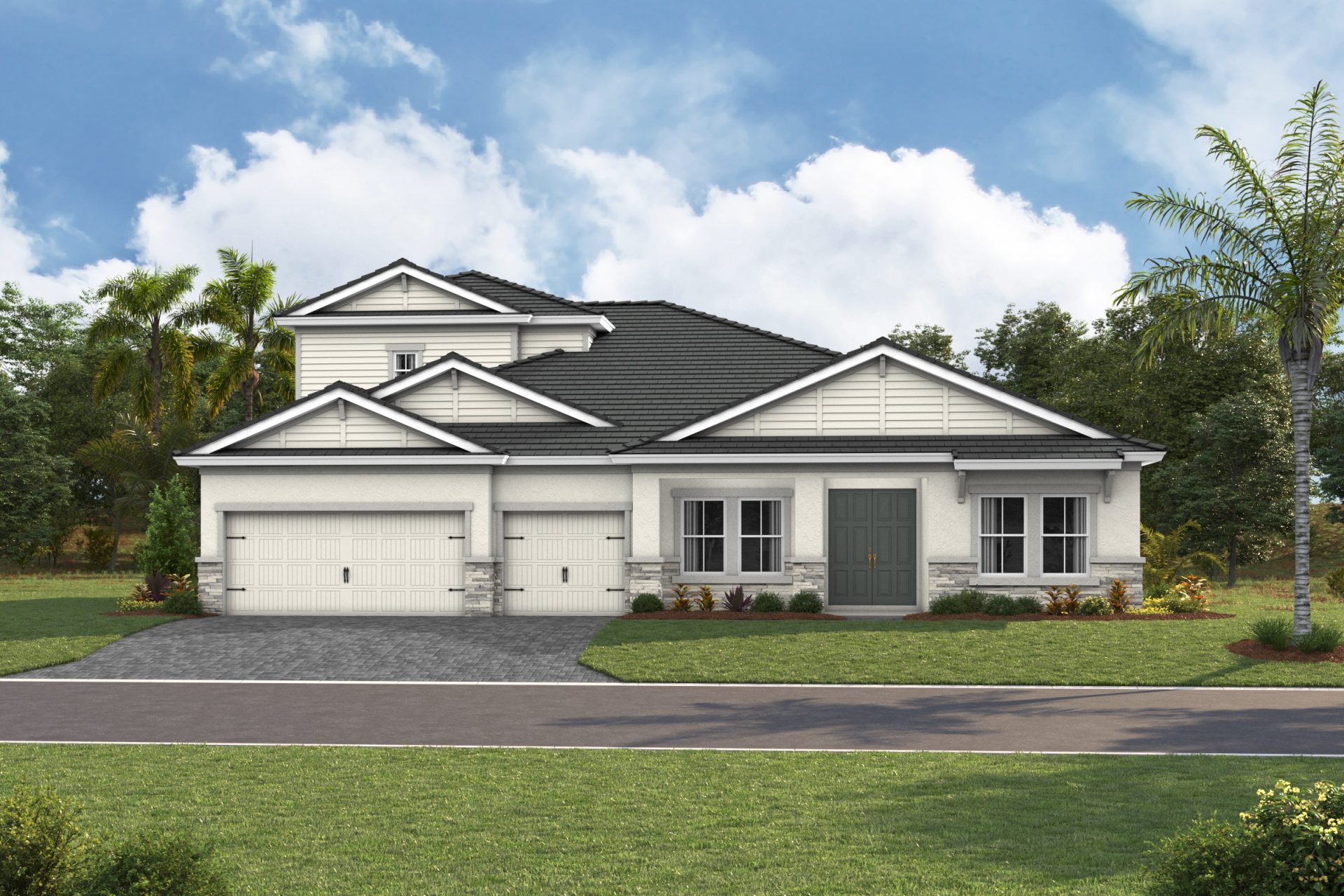 Cedar Key II XT - Coastal B - COA5 Color Scheme - Flat Tile - Paver