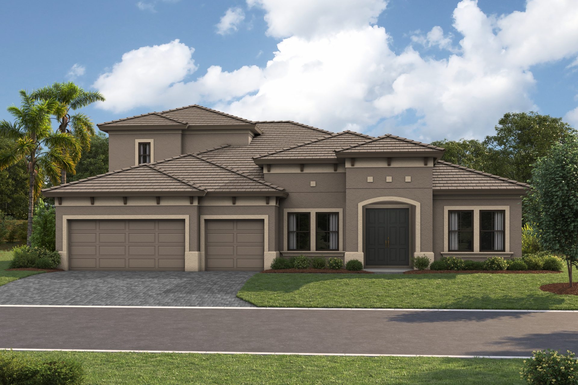 Cedar Key II XT - Mediterranean A - FMD02 Color Scheme - Flat Tile - Paver
