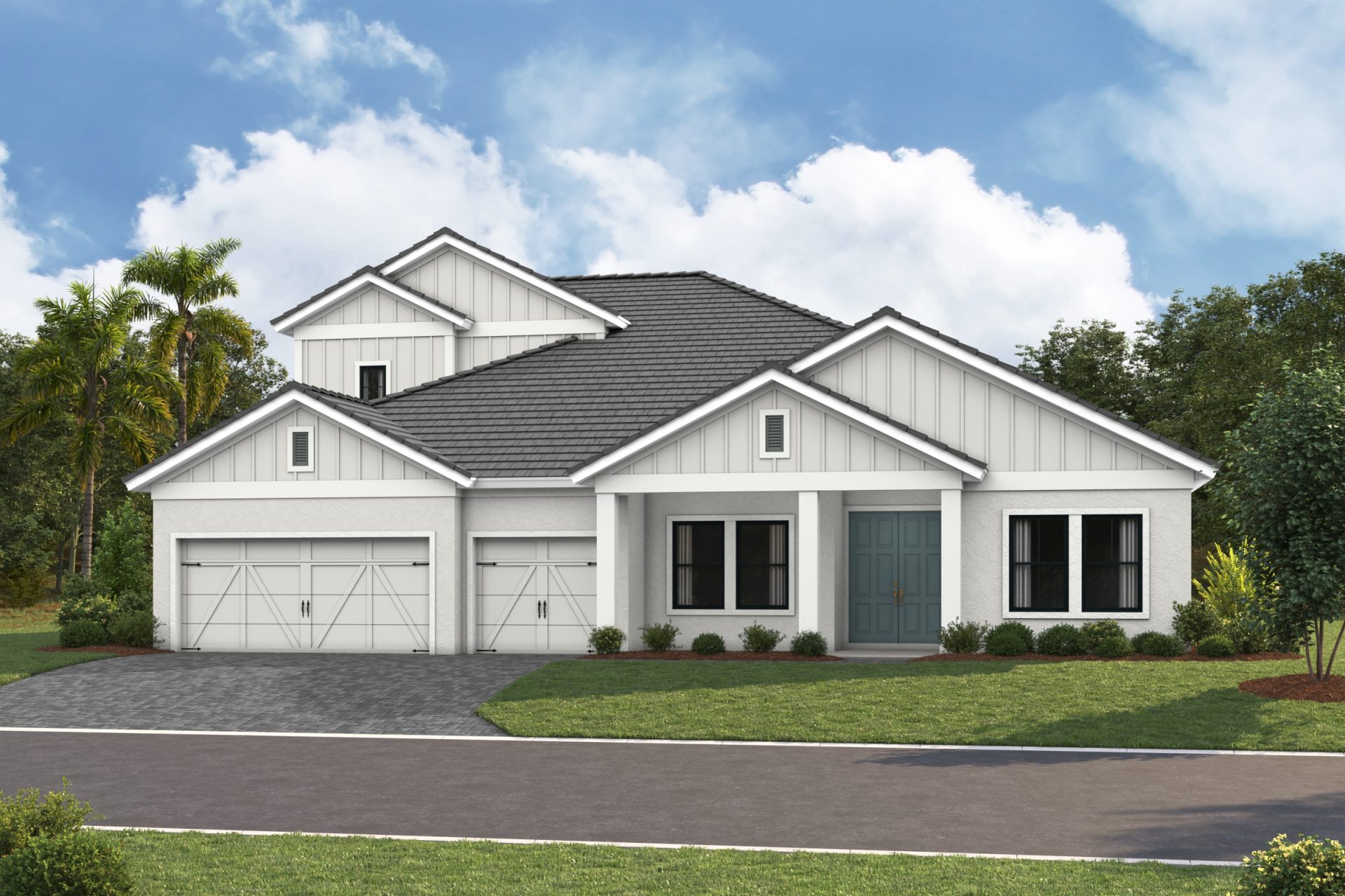 Cedar Key II XT - Modern Farmhouse - MFH02 Color Scheme - Flat Tile - Paver