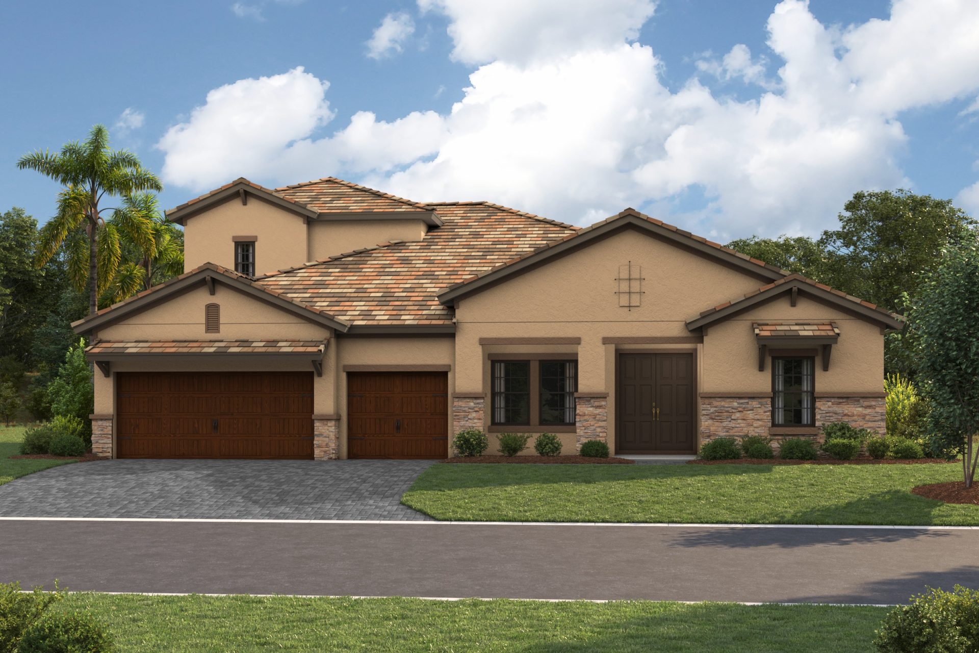 Cedar Key II XT - Tuscan - TUS02 Color Scheme - Flat Tile - Paver
