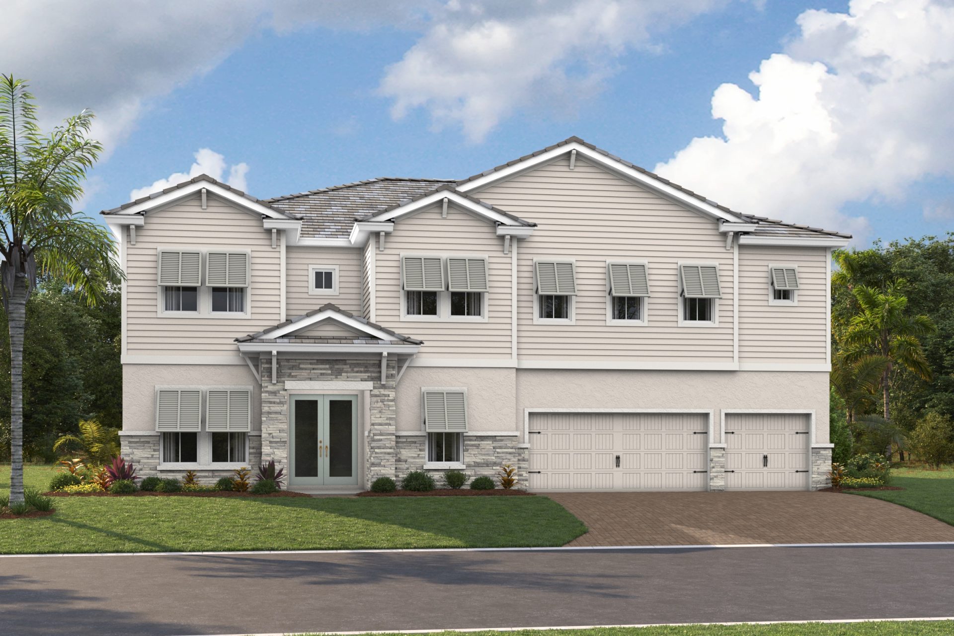 Anclote Key I - Coastal C - Flat Tile - COA6 Color Scheme