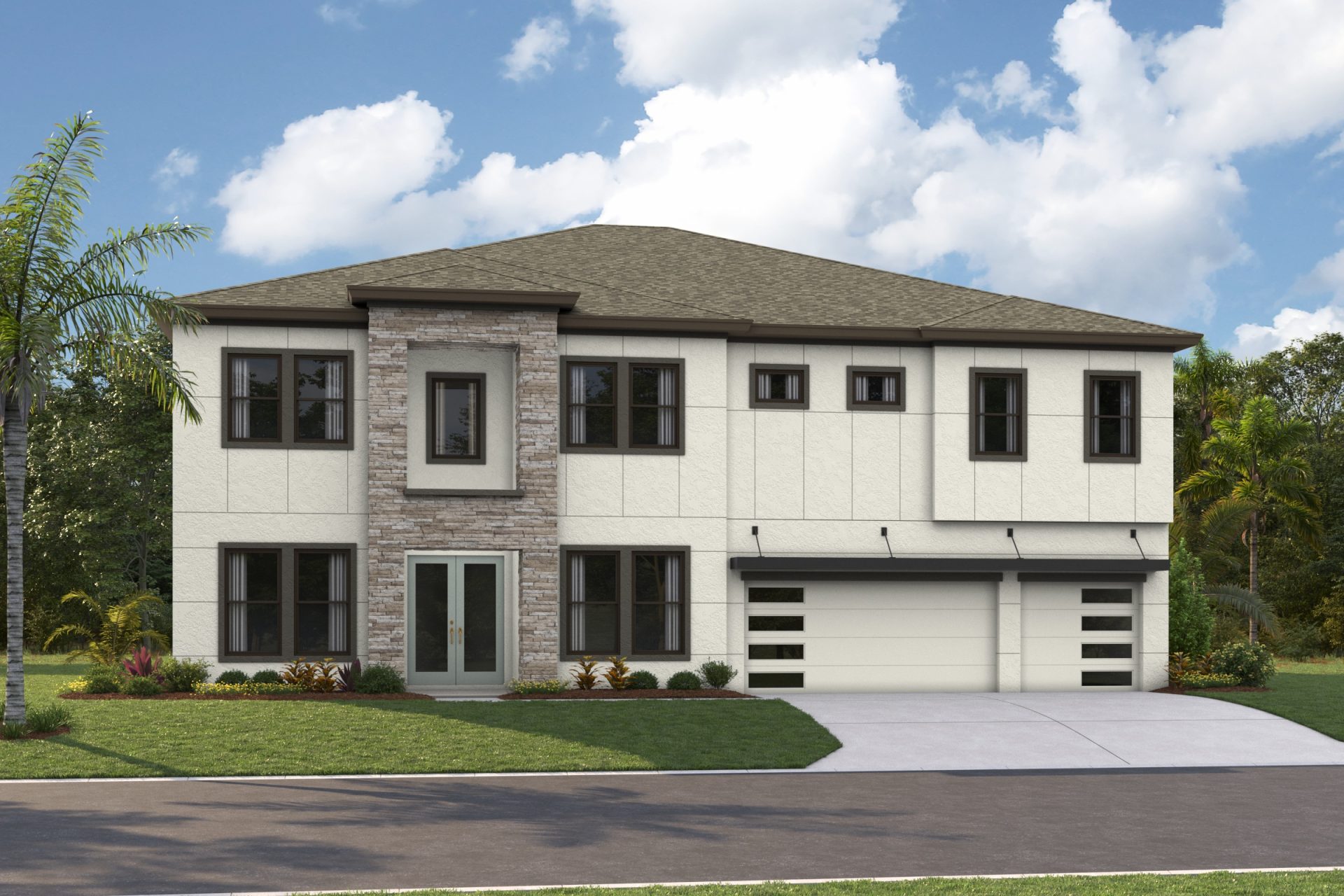 Anclote Key I - Modern Coastal A - Flat Tile - MPC7 Color Scheme