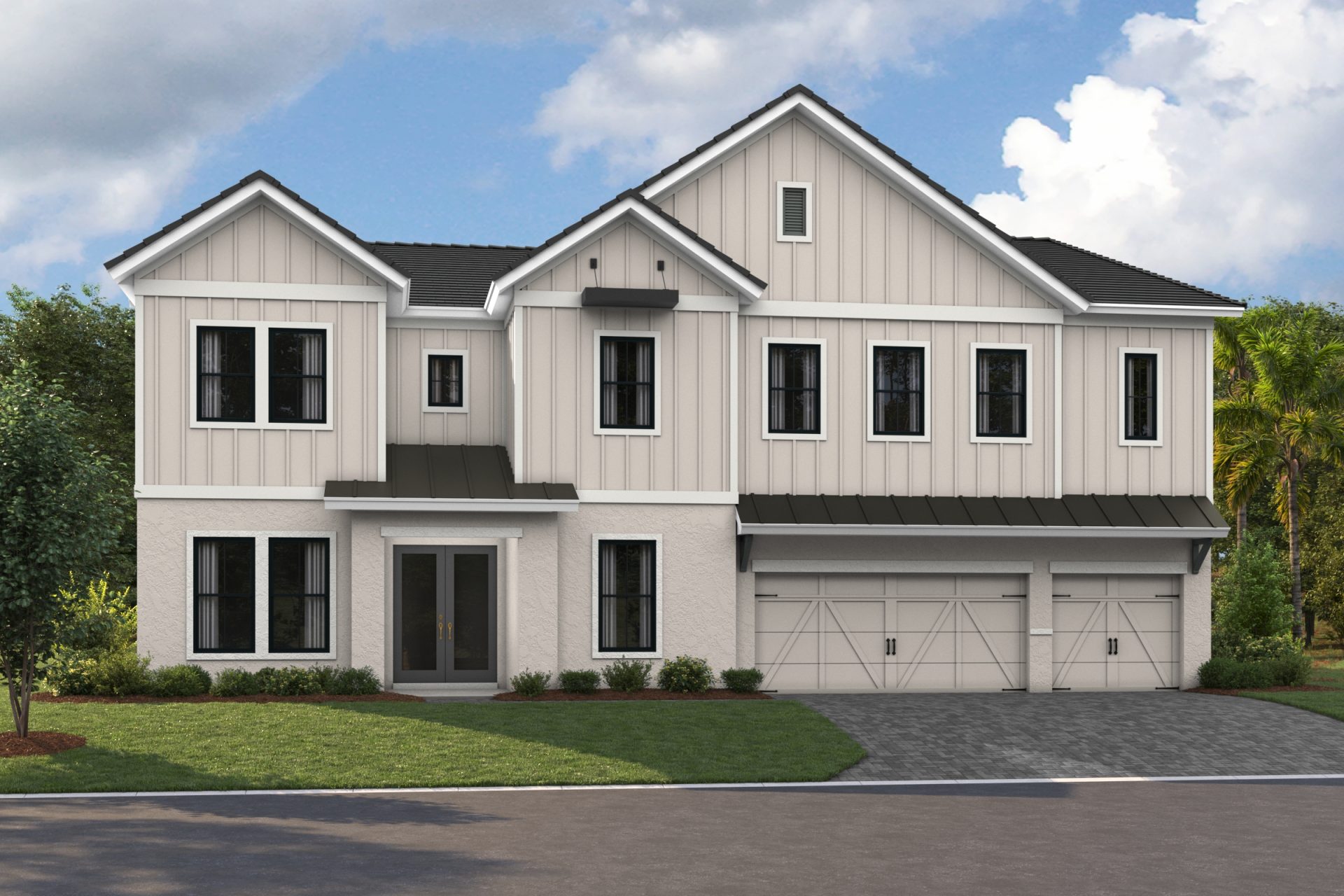 Anclote Key I - Modern Farmhouse - MFH3 Color Scheme - Flat Tile