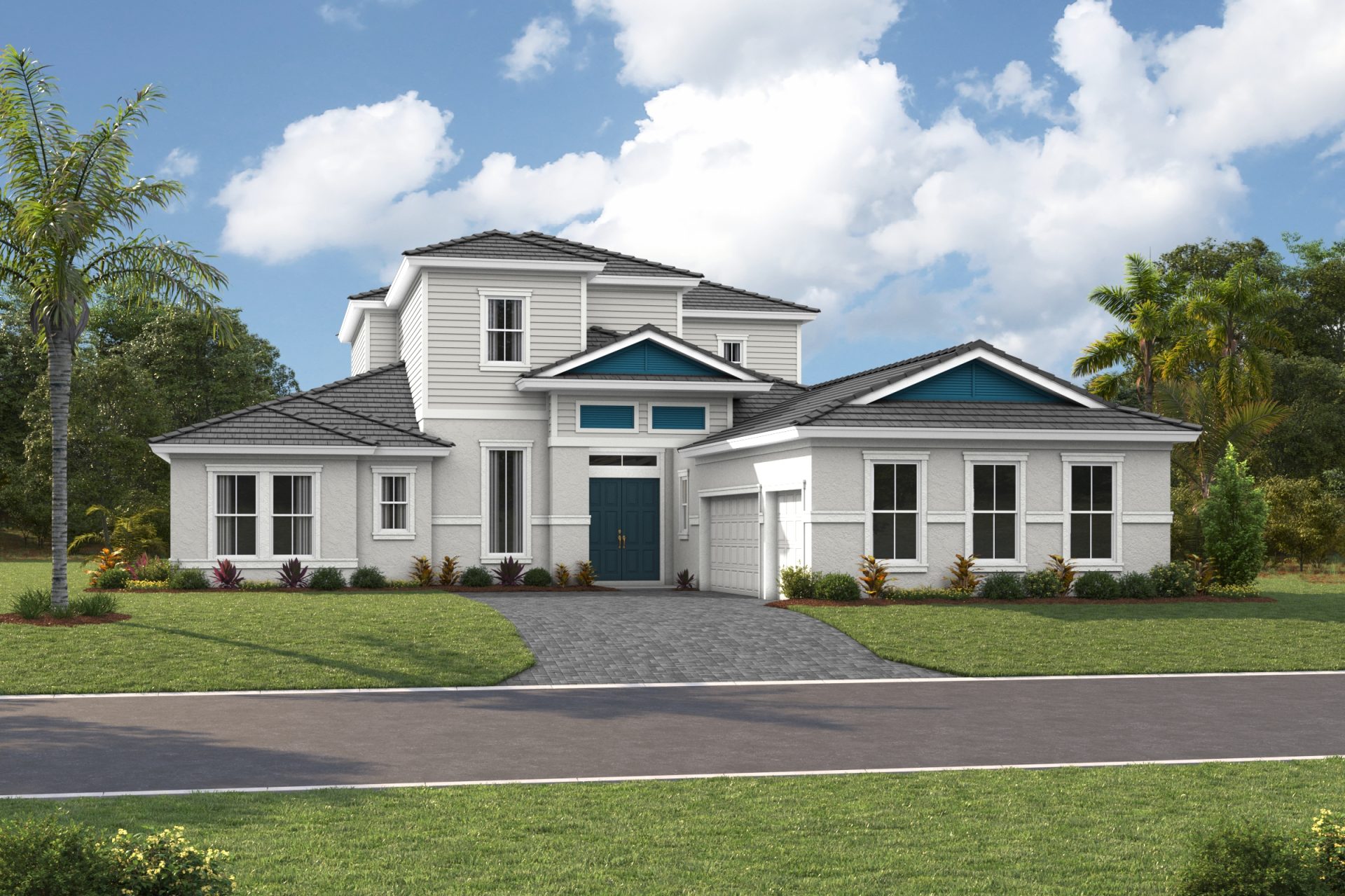 Key Haven III XT - Coastal A - COA7 Color Scheme - Flat Tile - Paver