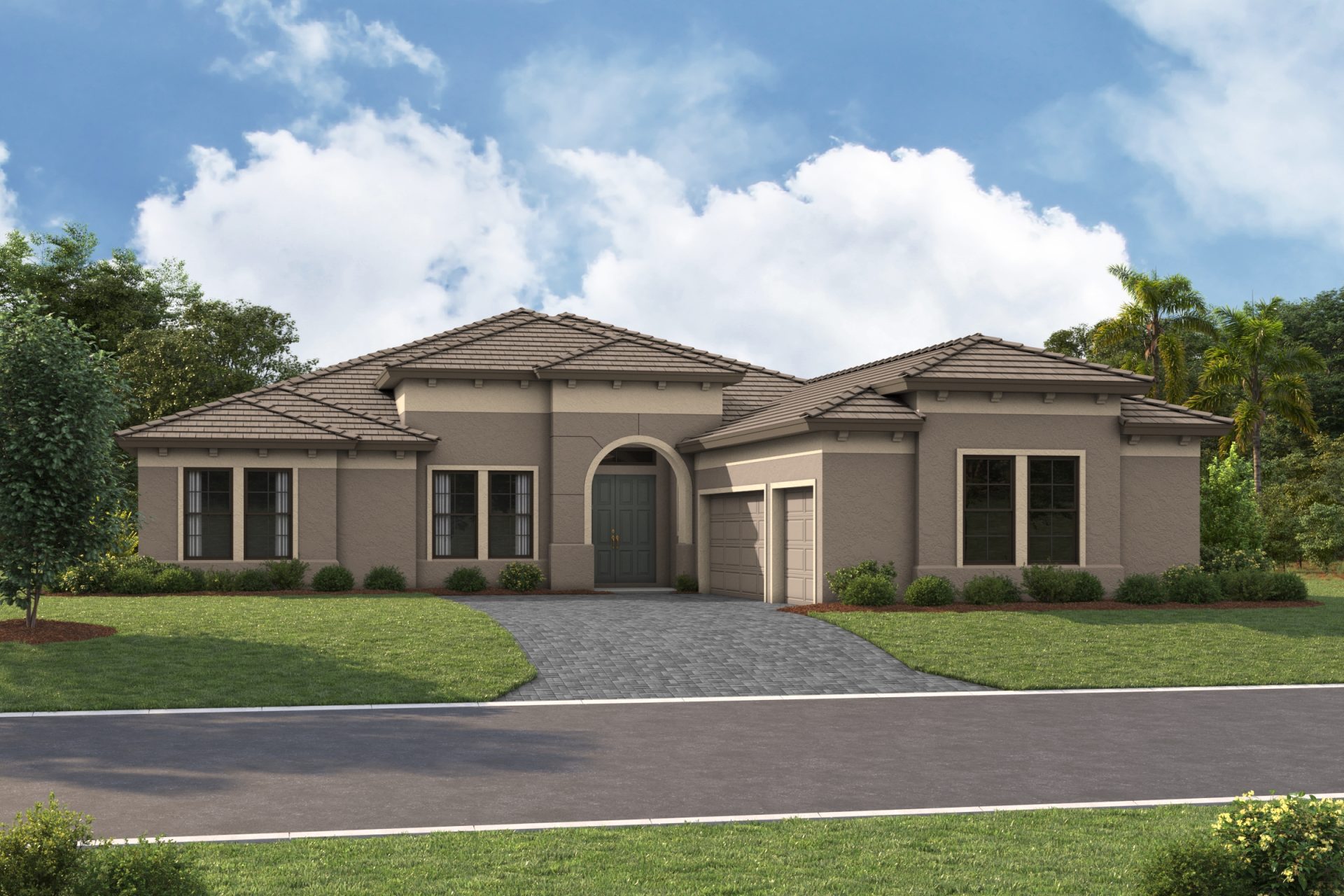 Key Haven I - Mediterranean A - FMA2 Color Scheme - Flat Tile