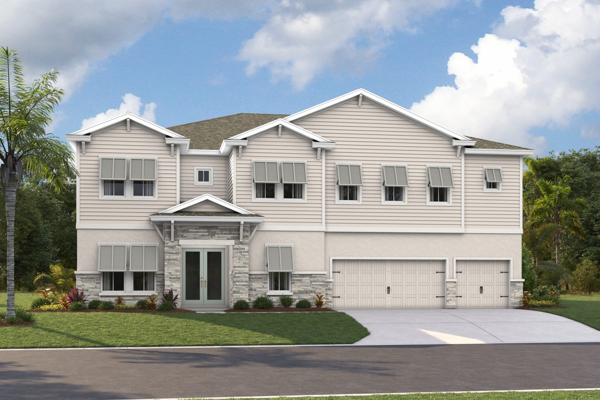 Anclote Key I - Coastal C - Shingle - COA6 Color Scheme