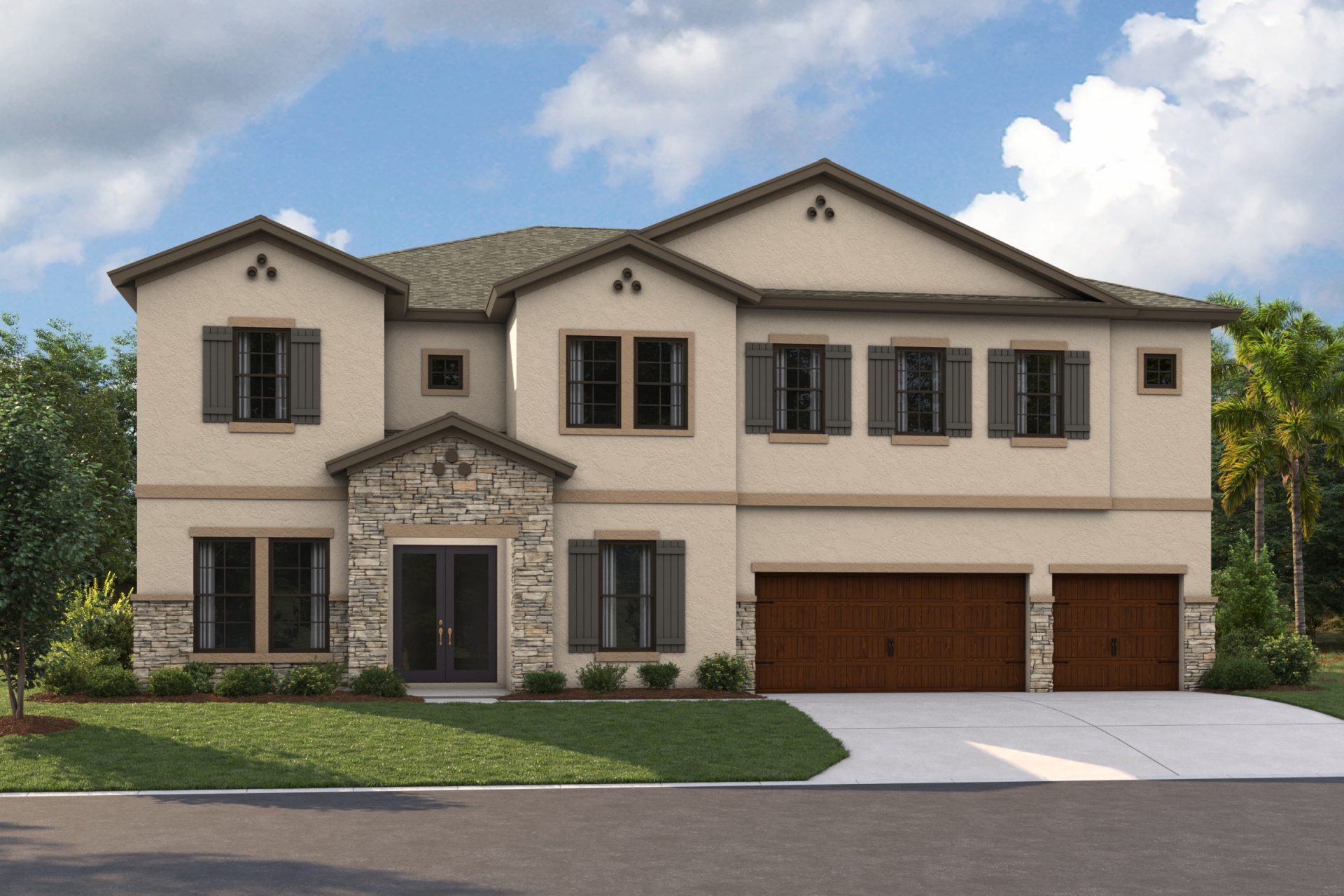 Anclote Key I - Tuscan A - Shingle -TUS4 Color Scheme