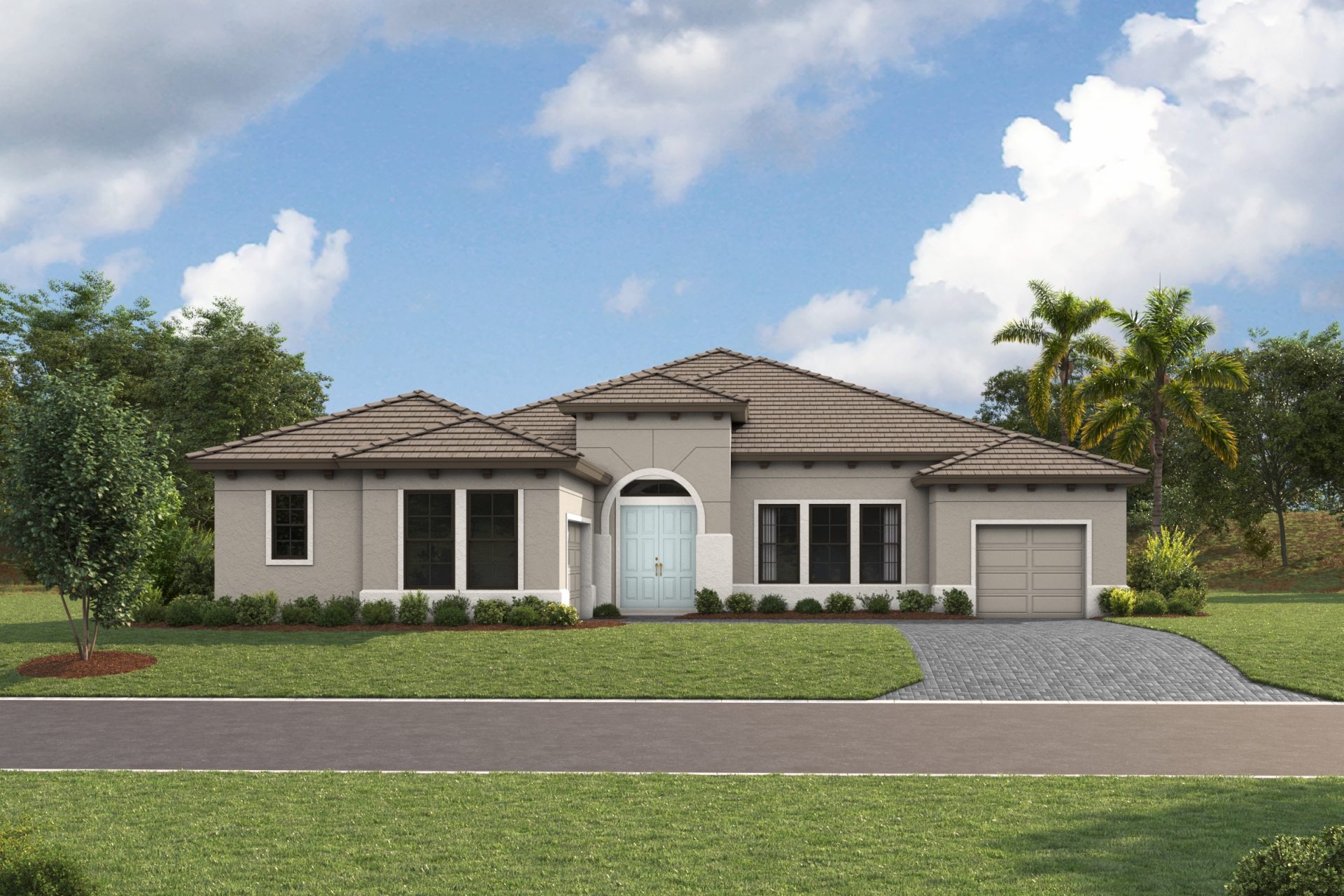 Lido Key I-Mediterranean-FMD 09-Flat Tile-Paver-3 Car