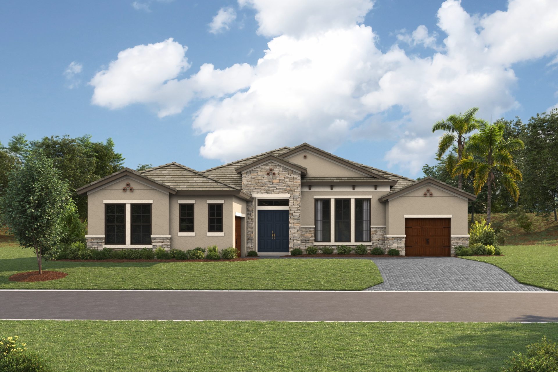 Lido Key I-Tuscan-TUS 05-Flat Tile-Paver-3 Car