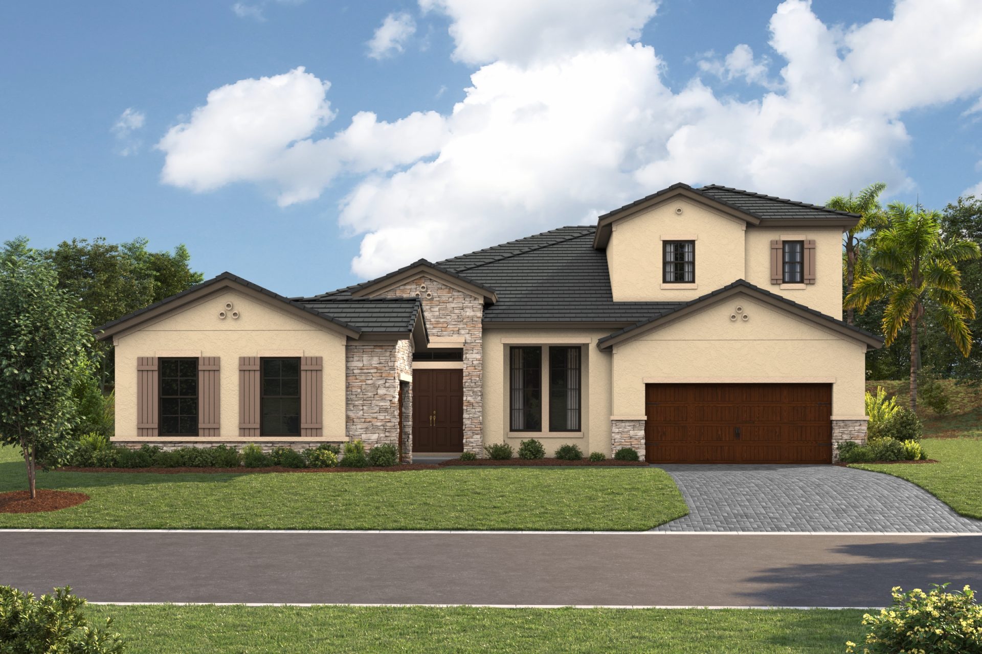 Sunset Key II-XT-Tuscan-A-TUS 03-Flat Tile-Paver-3 Car
