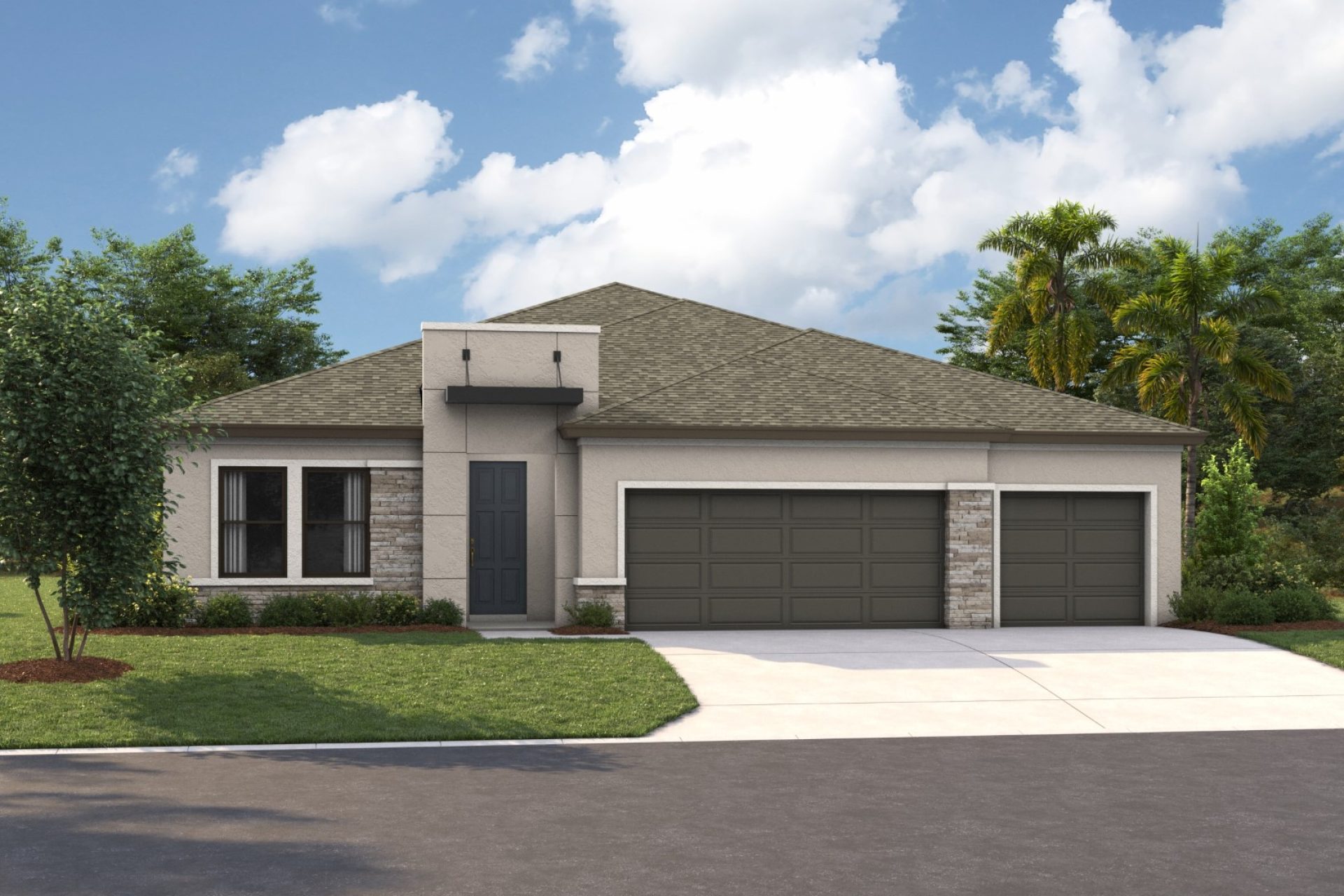 Culbreath - Modern - MOD 08 - Shingle - Concrete