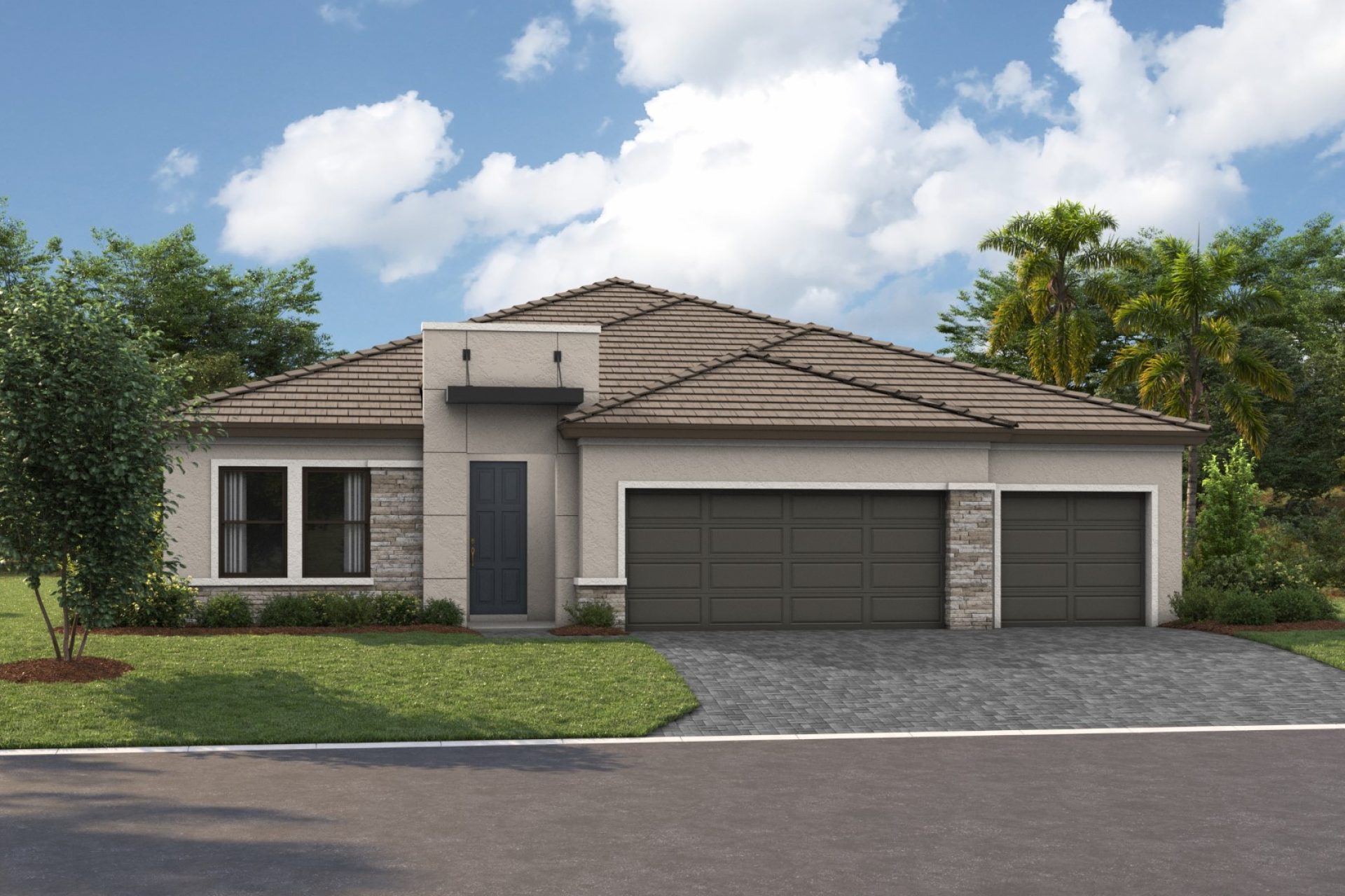 Culbreath - Modern - MOD 08 - Flat Tile - Paver