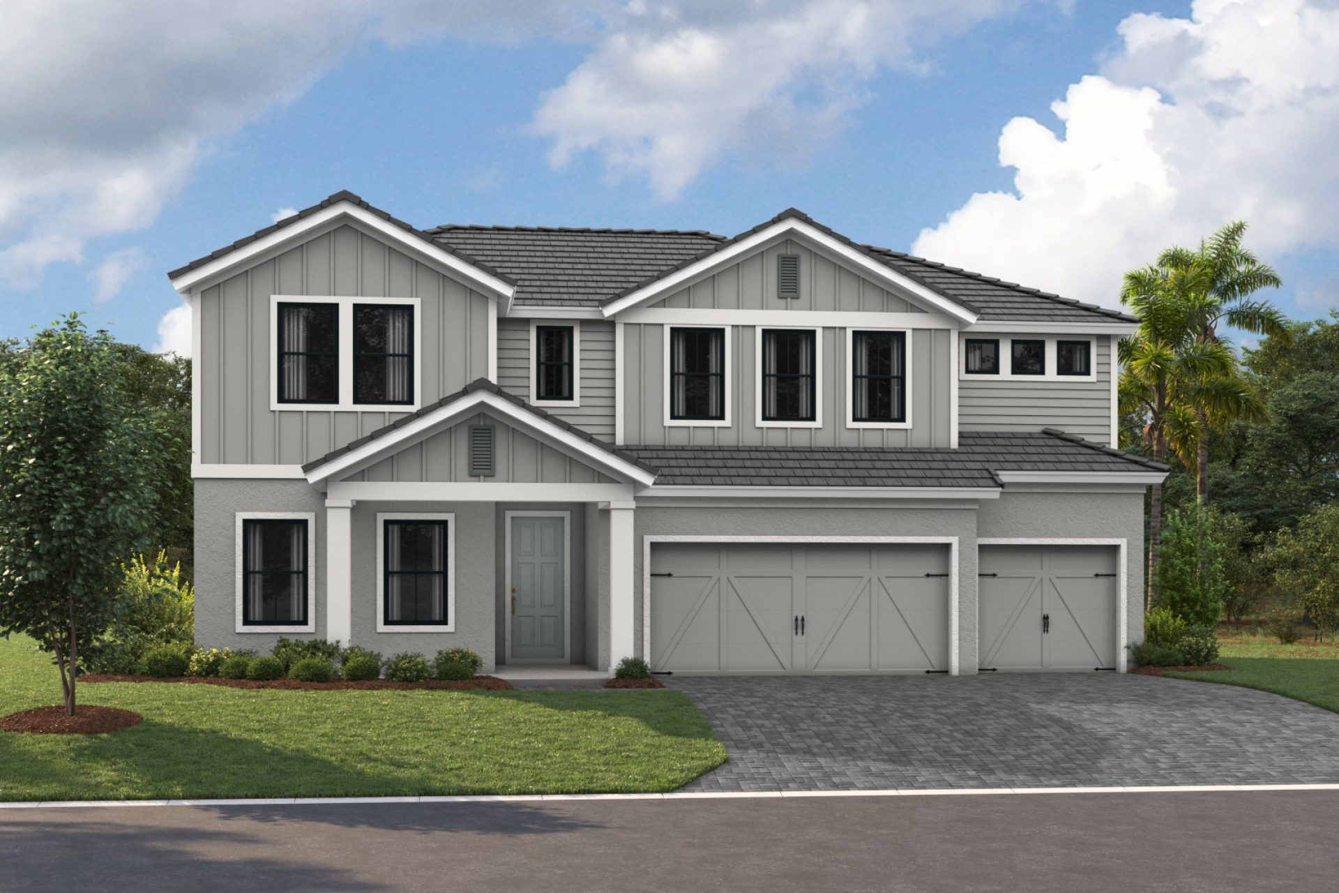 Hyde Park V - Modern Farmhouse - MFH 09 - Flat Tile-Paver