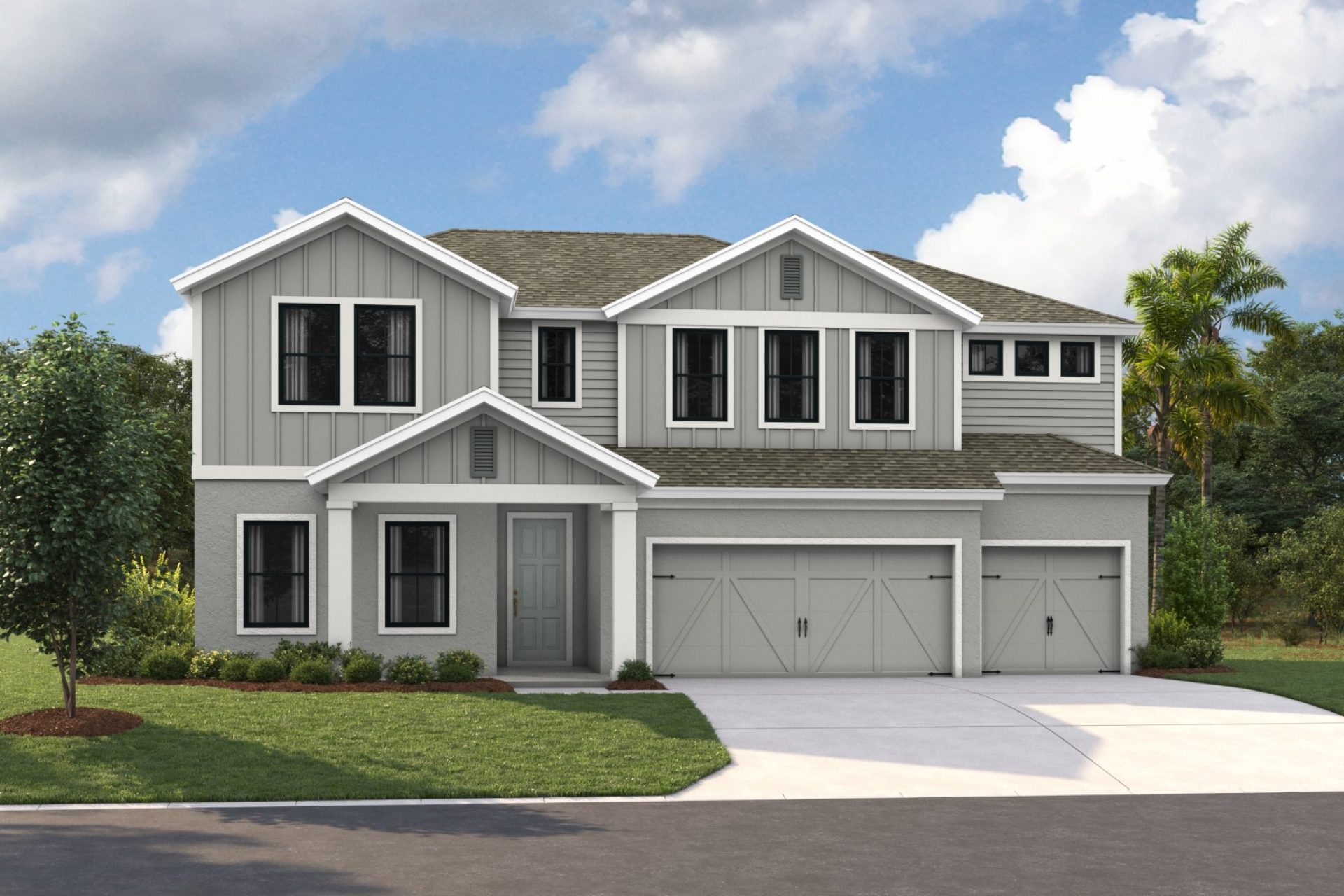 Hyde Park V - Modern Farmhouse - MFH 09 - Shingle-Concrete