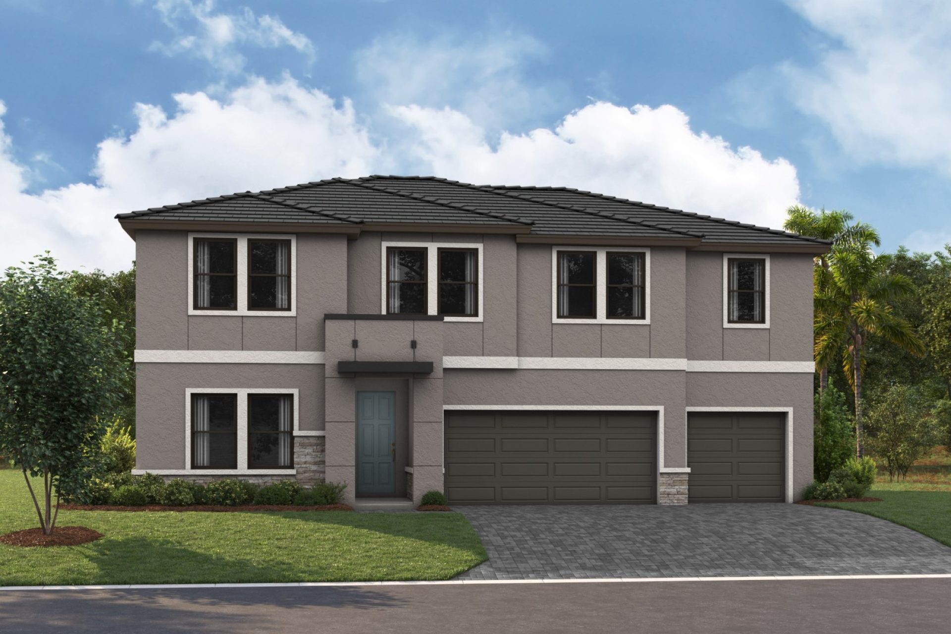 Bayside III - Contemporary - CON09 - Flat Tile-Paver